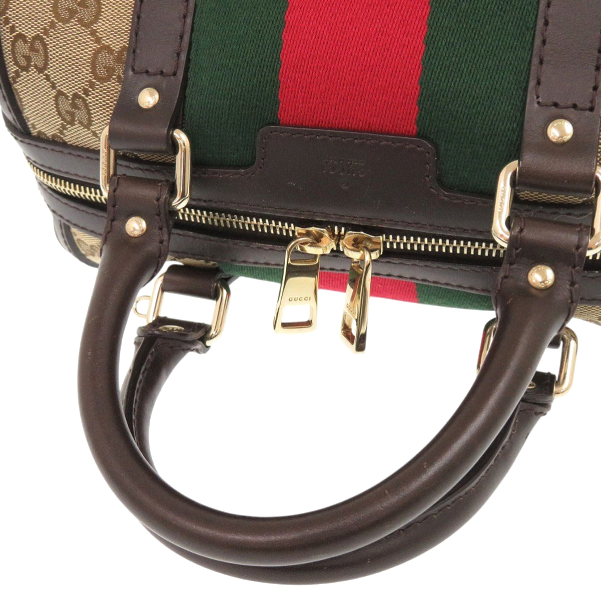Gucci Small GG Canvas Web Joy Boston Bag