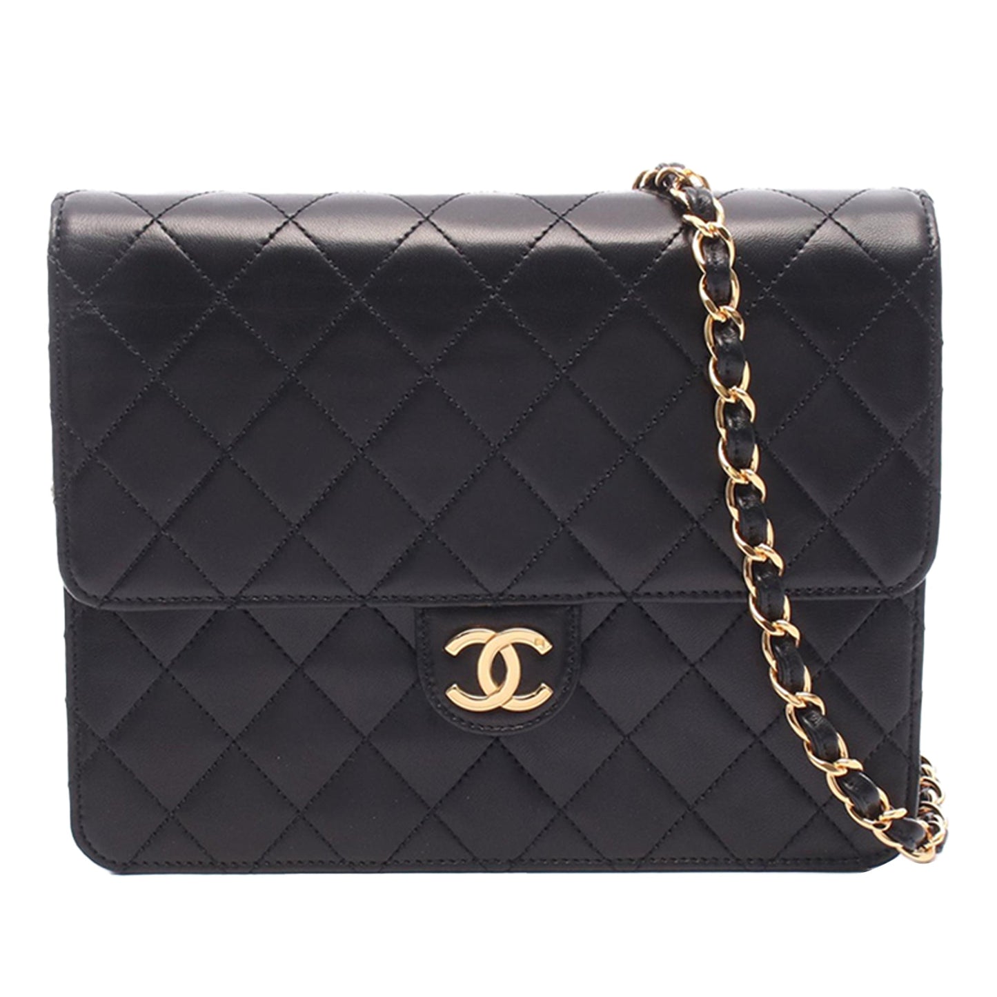 Chanel Medium CC Quilted Lambskin Single Flap
