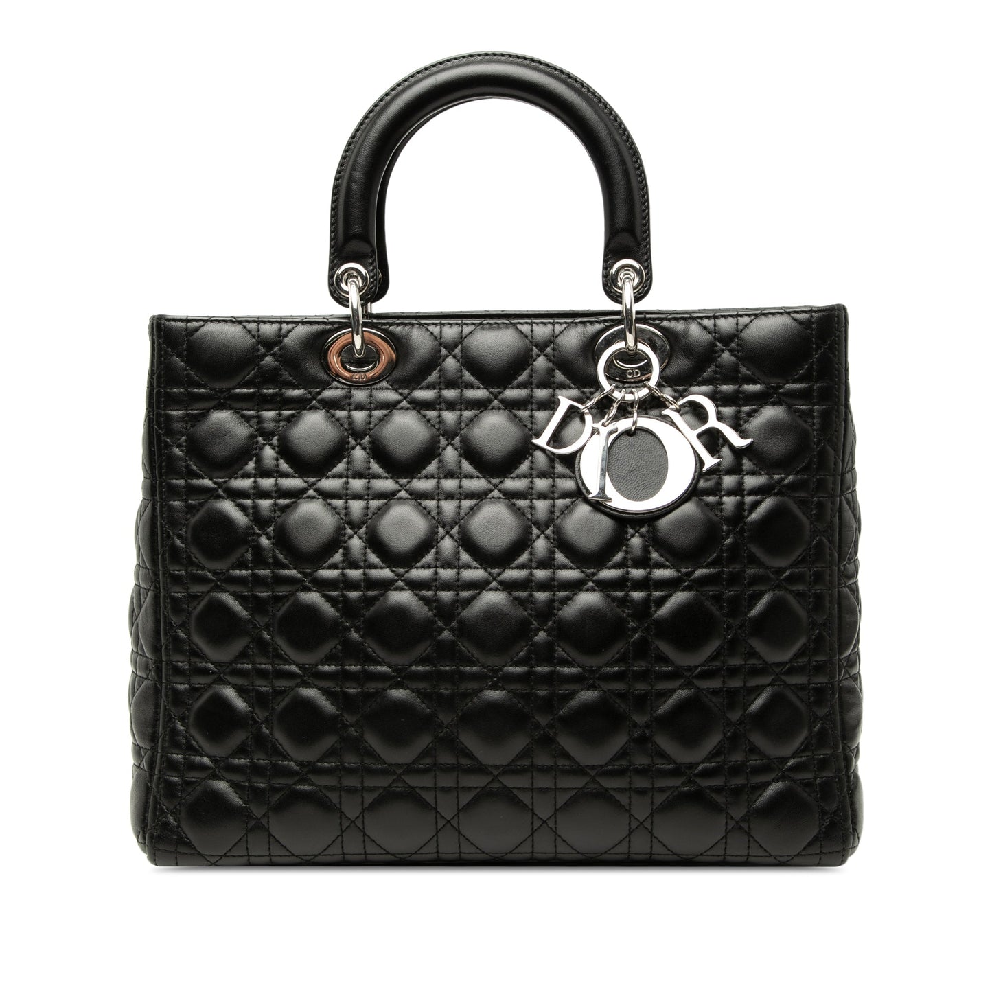 Dior Large Lambskin Cannage Lady Dior