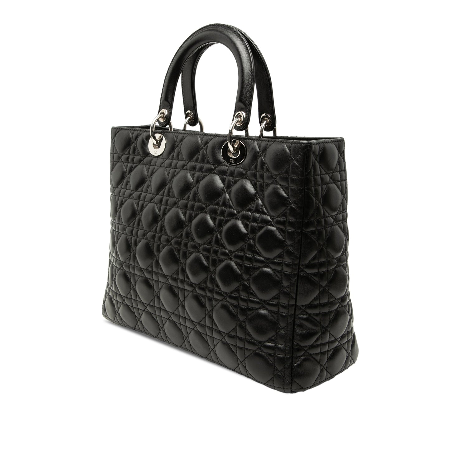 Dior Large Lambskin Cannage Lady Dior