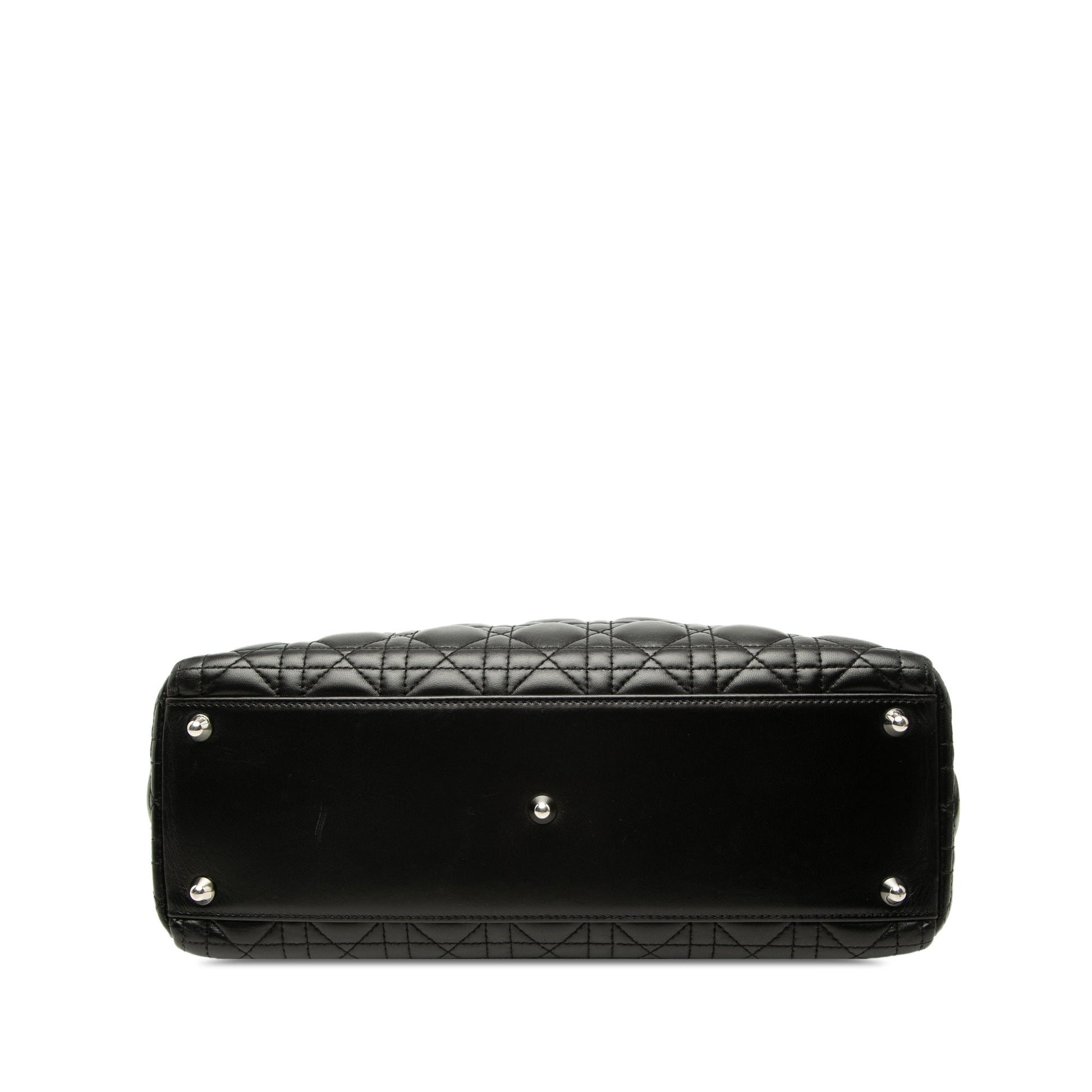 Dior Large Lambskin Cannage Lady Dior