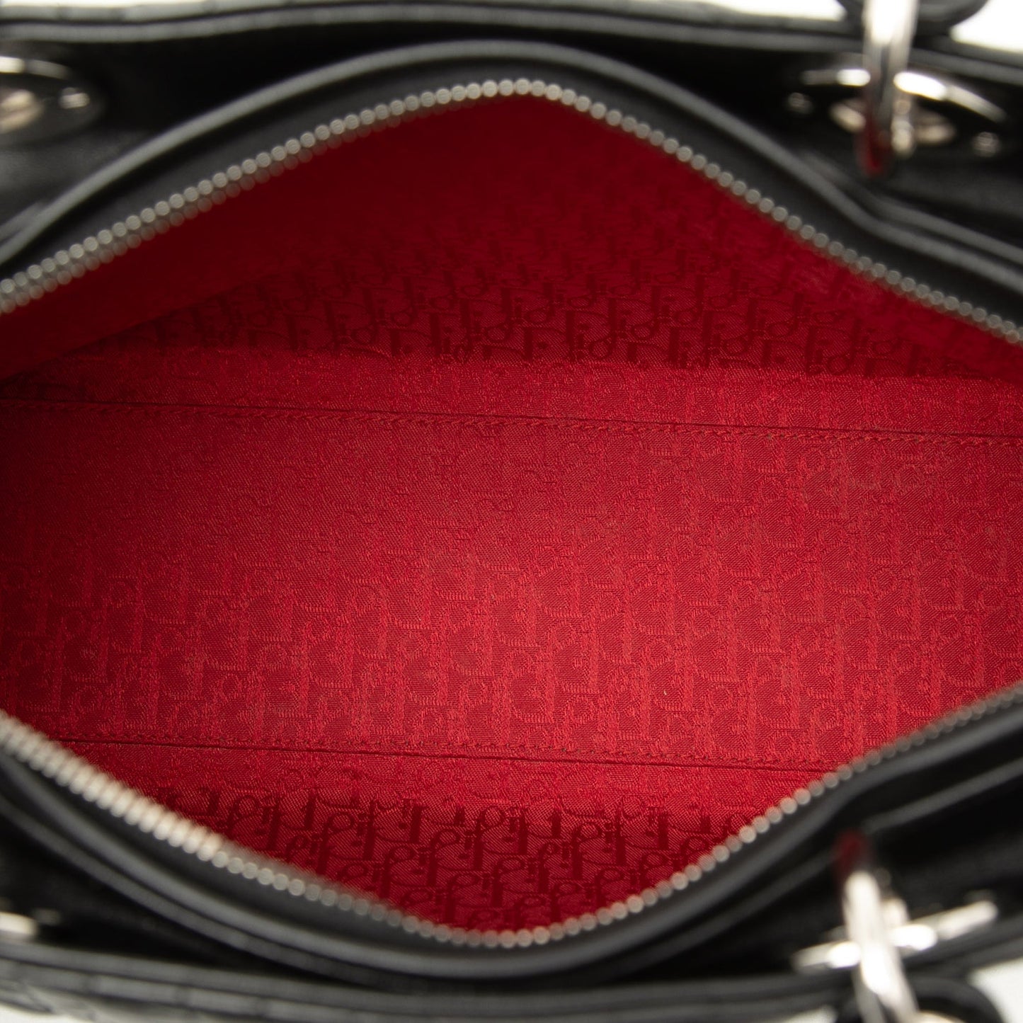 Dior Large Lambskin Cannage Lady Dior