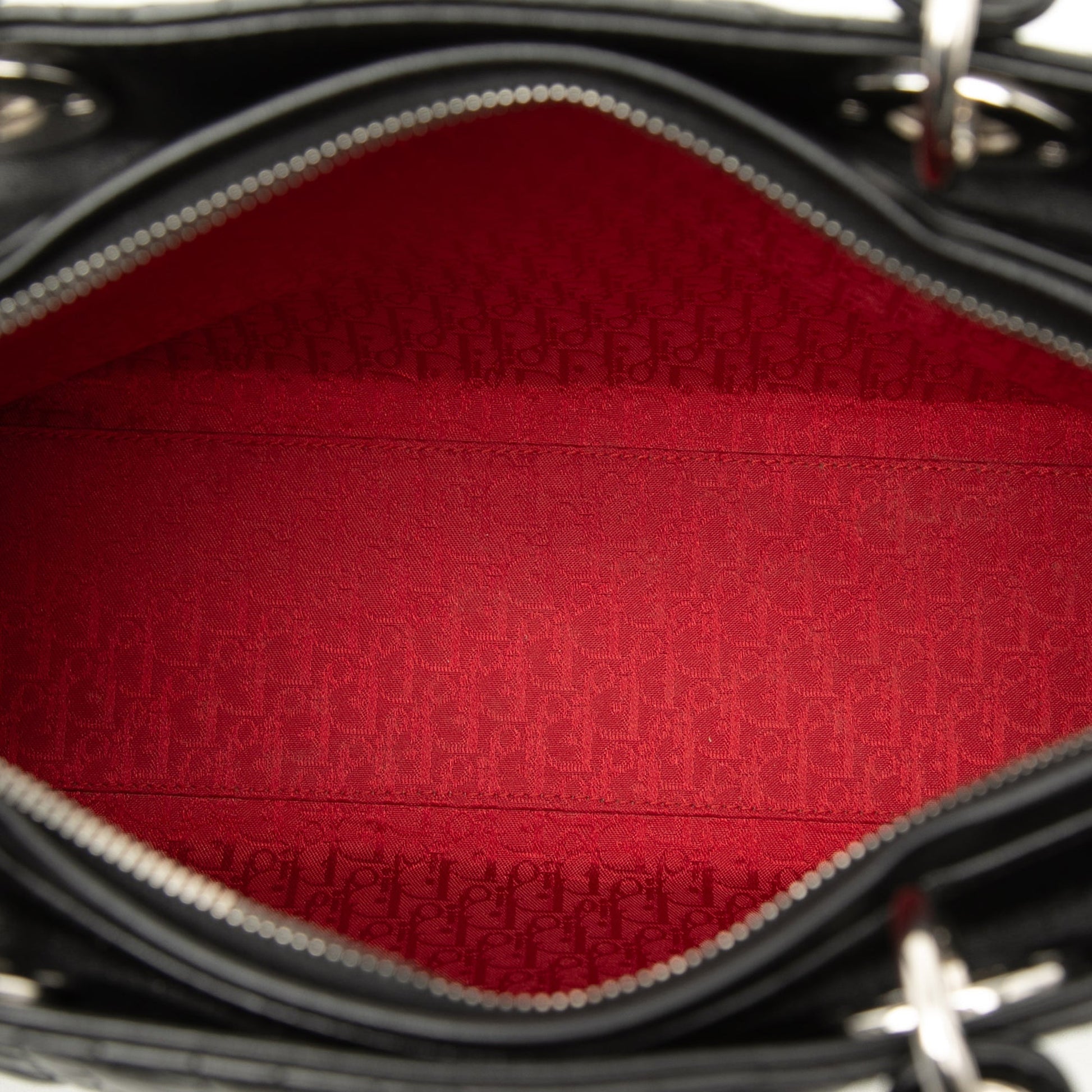 Dior Large Lambskin Cannage Lady Dior