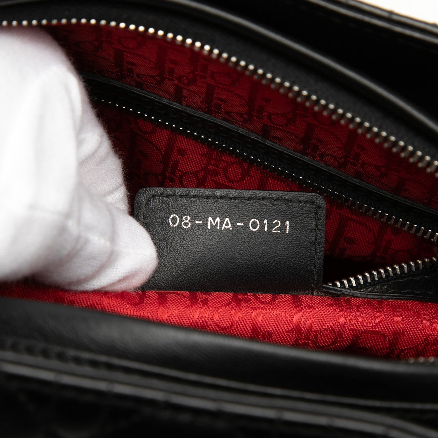 Dior Large Lambskin Cannage Lady Dior