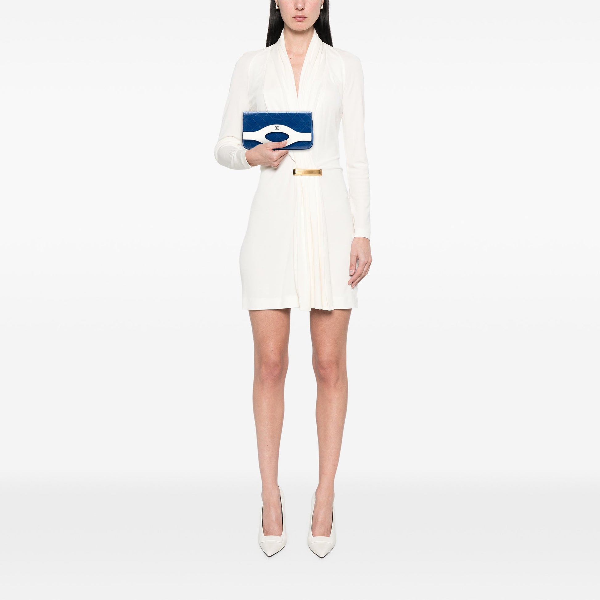 Chanel Small Bicolor Aged Calfskin 31 Clutch