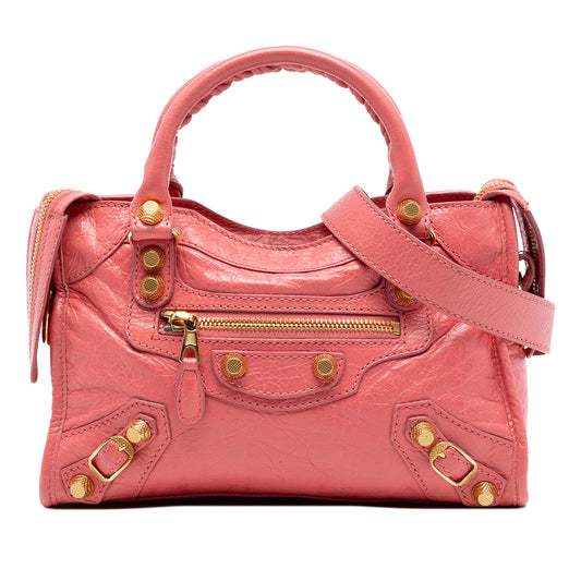 Mini Lambskin Motocross Giant 21 City Satchel