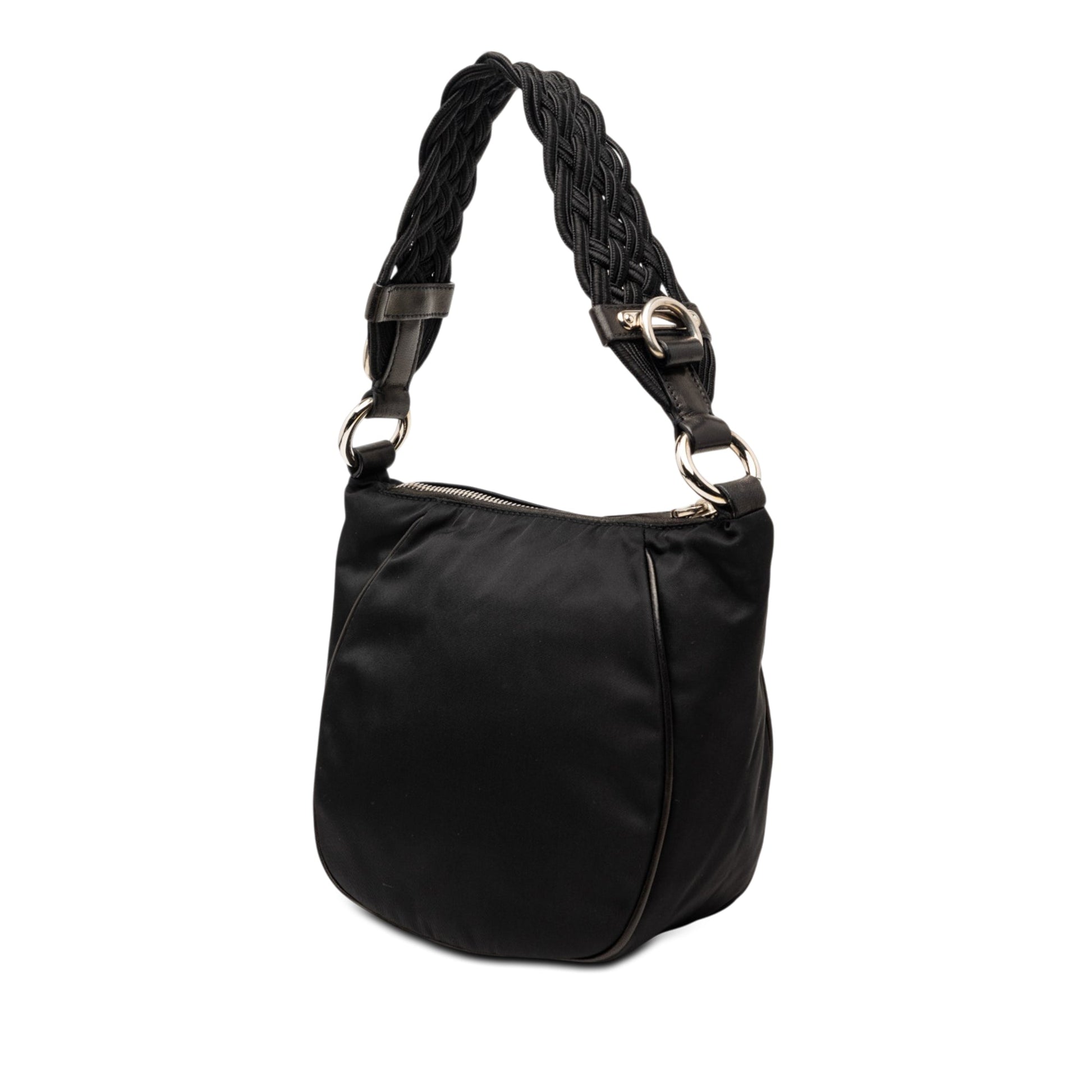 Prada Tessuto Braided Handbag