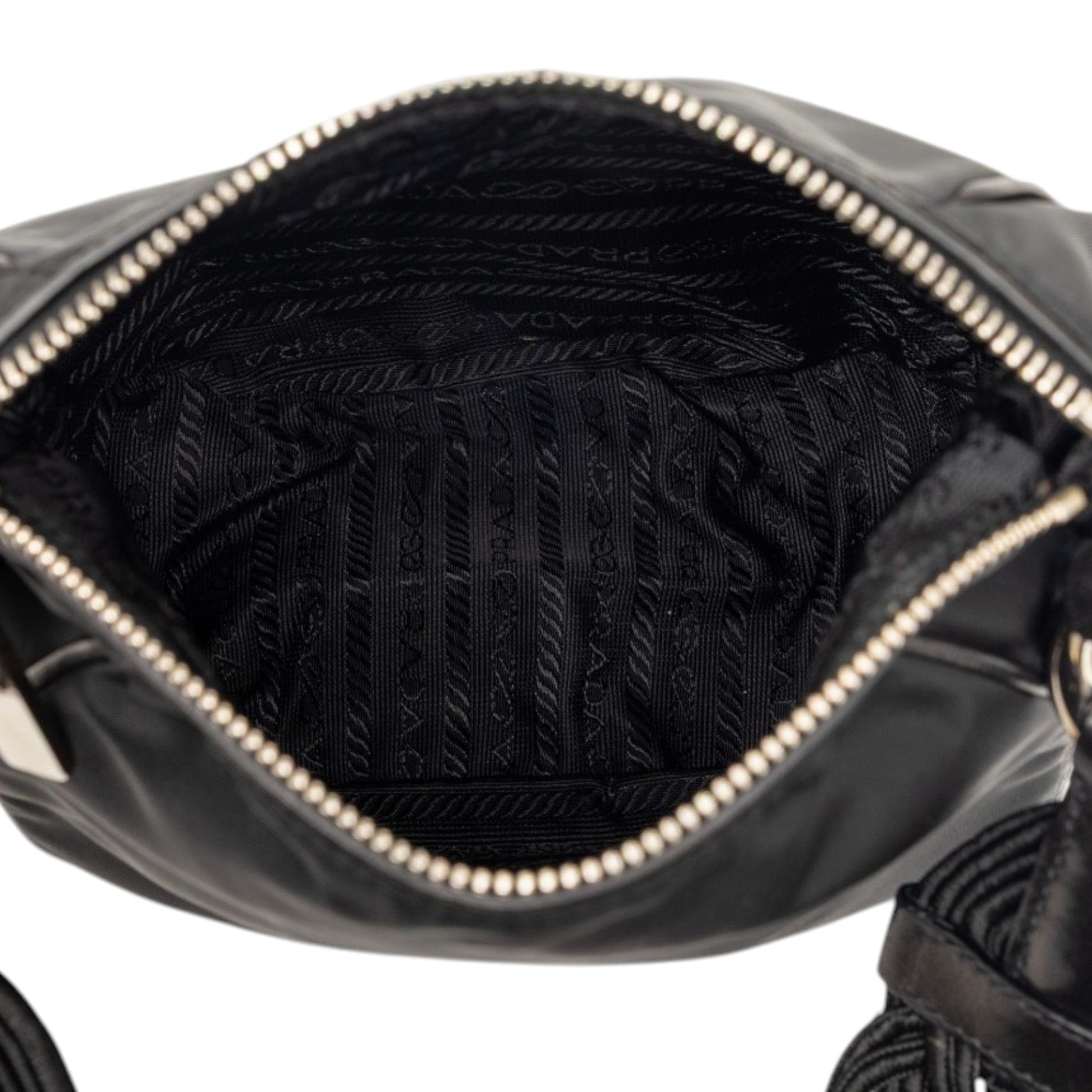 Prada Tessuto Braided Handbag