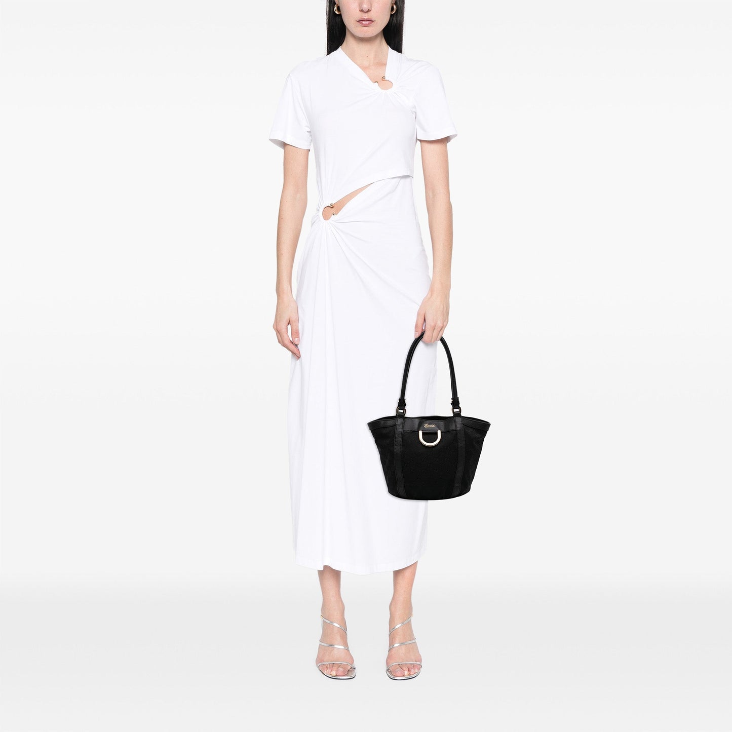 Gucci GG Canvas Abbey D Ring Handbag