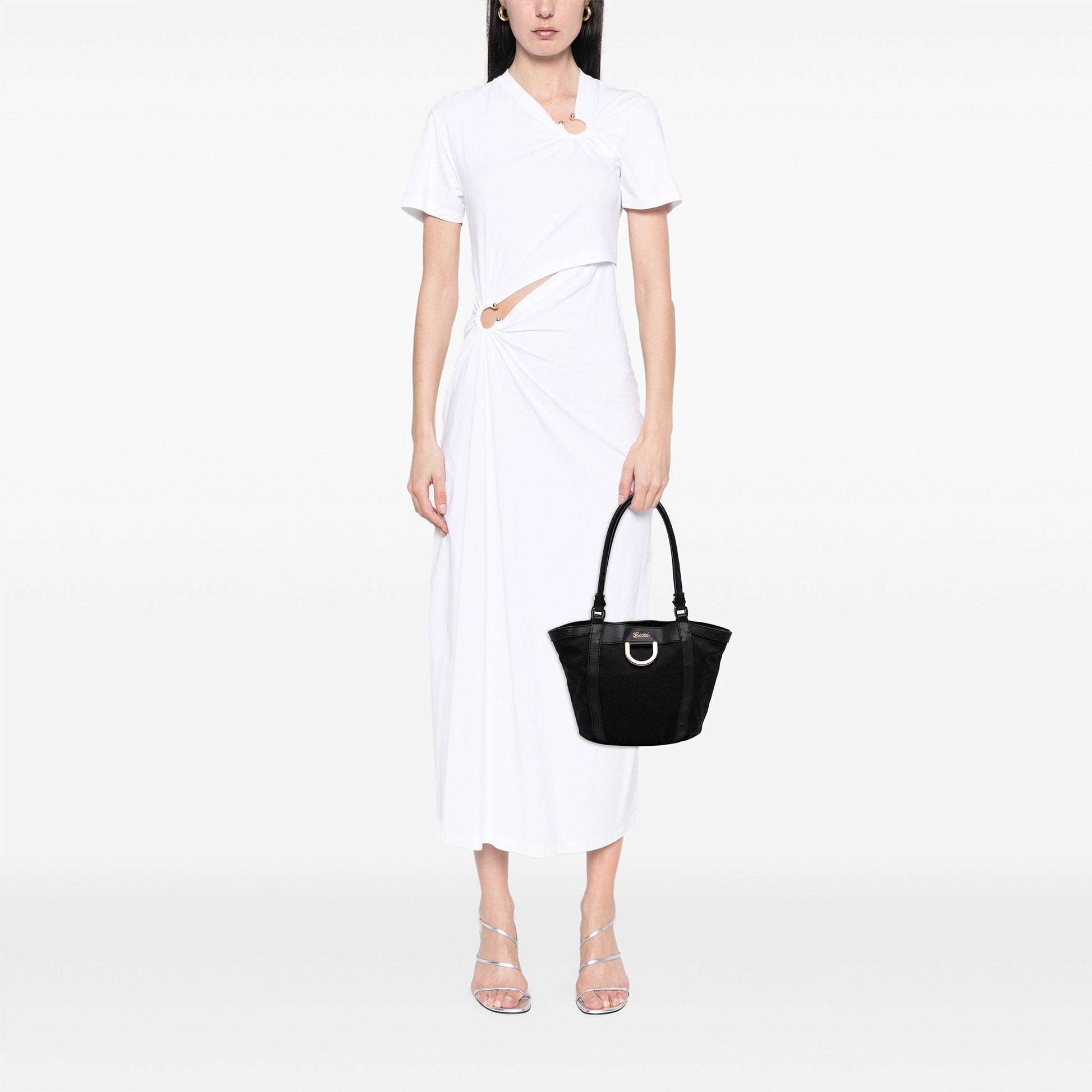 Gucci GG Canvas Abbey D Ring Handbag
