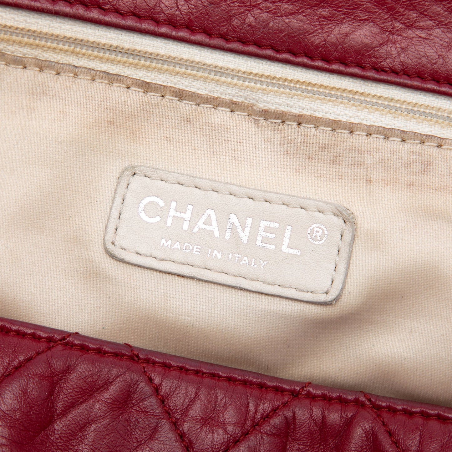 Chanel Quilted Aged Calfskin Reissue 2.55 East West Accordion Flap