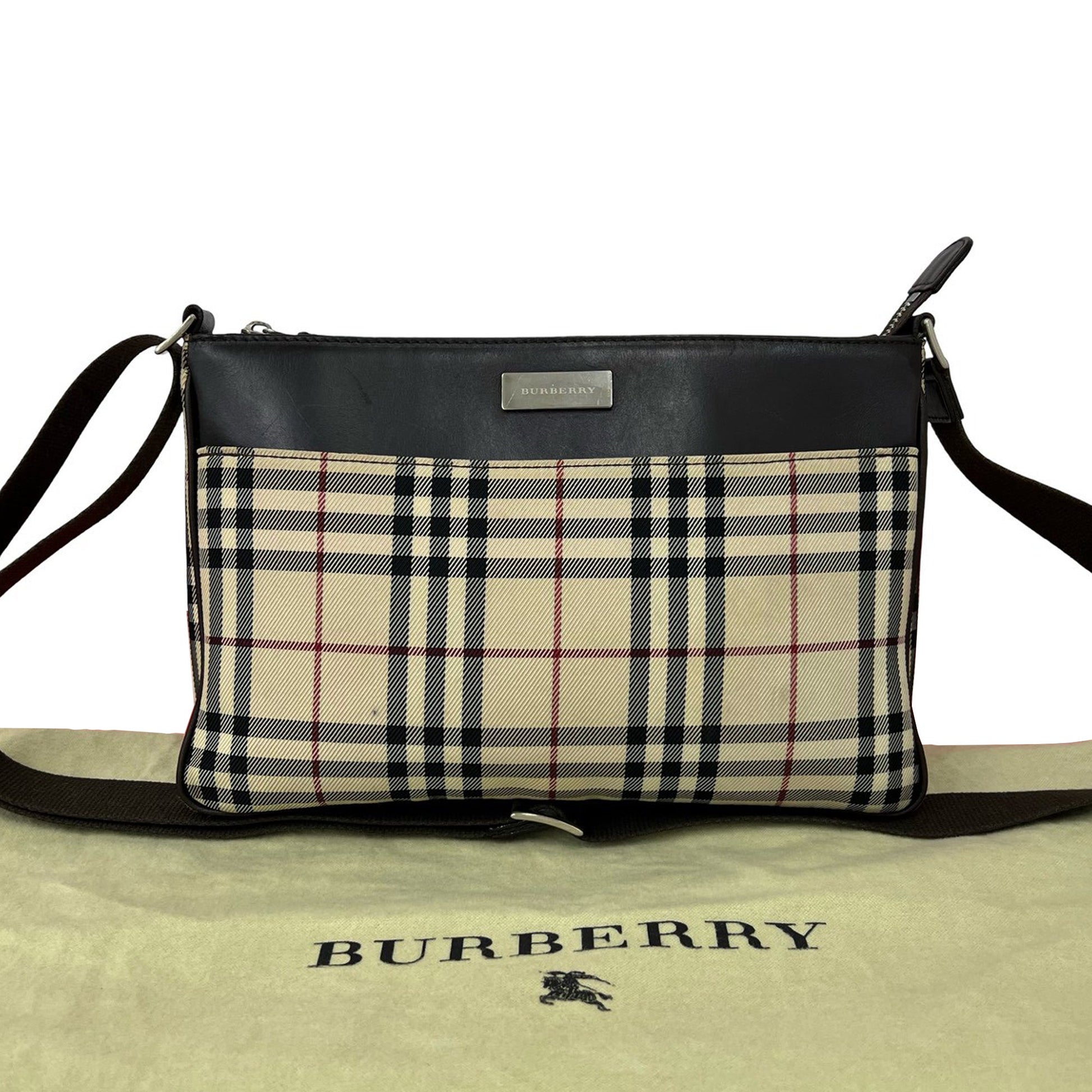 Burberry House Check Canvas Crossbody