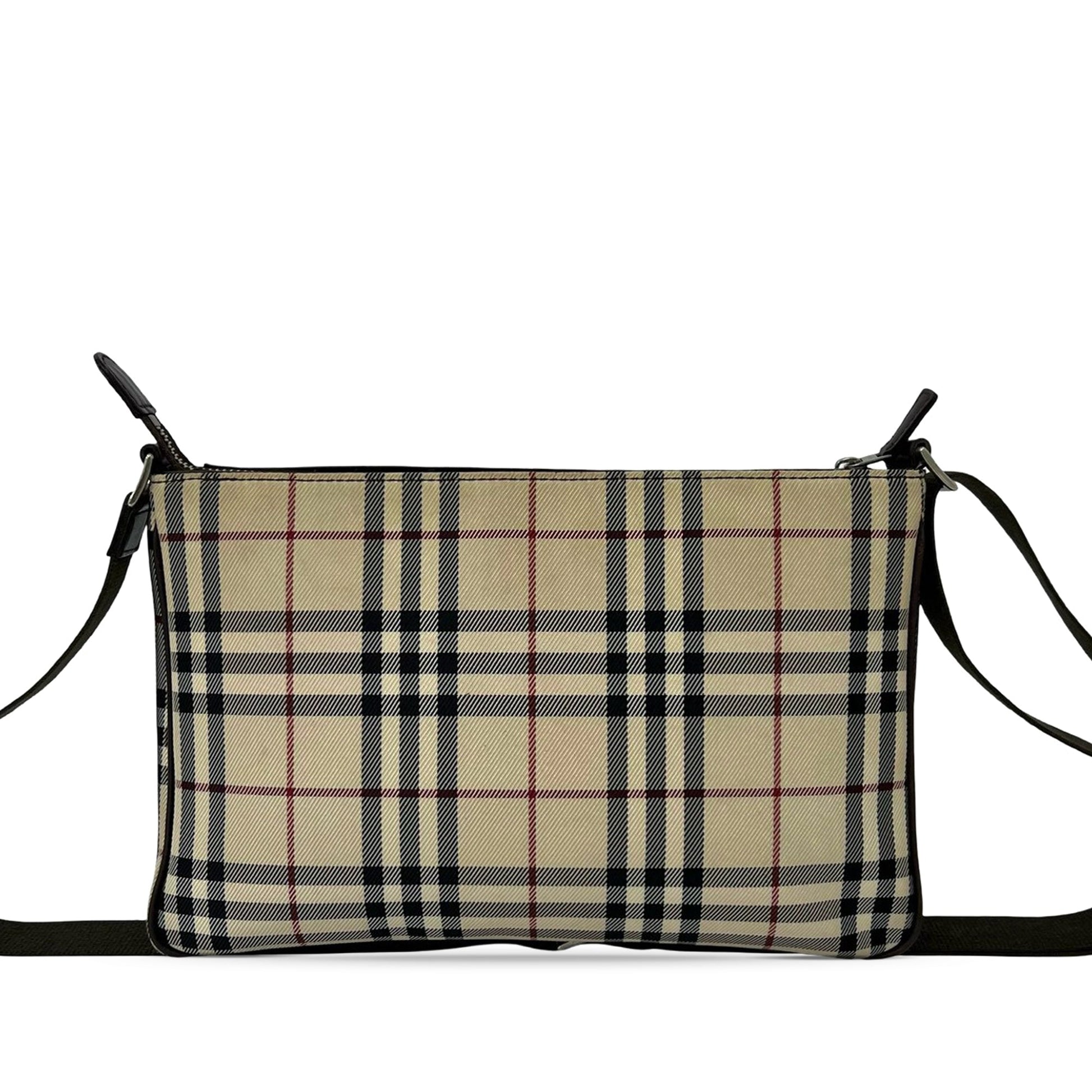 Burberry House Check Canvas Crossbody