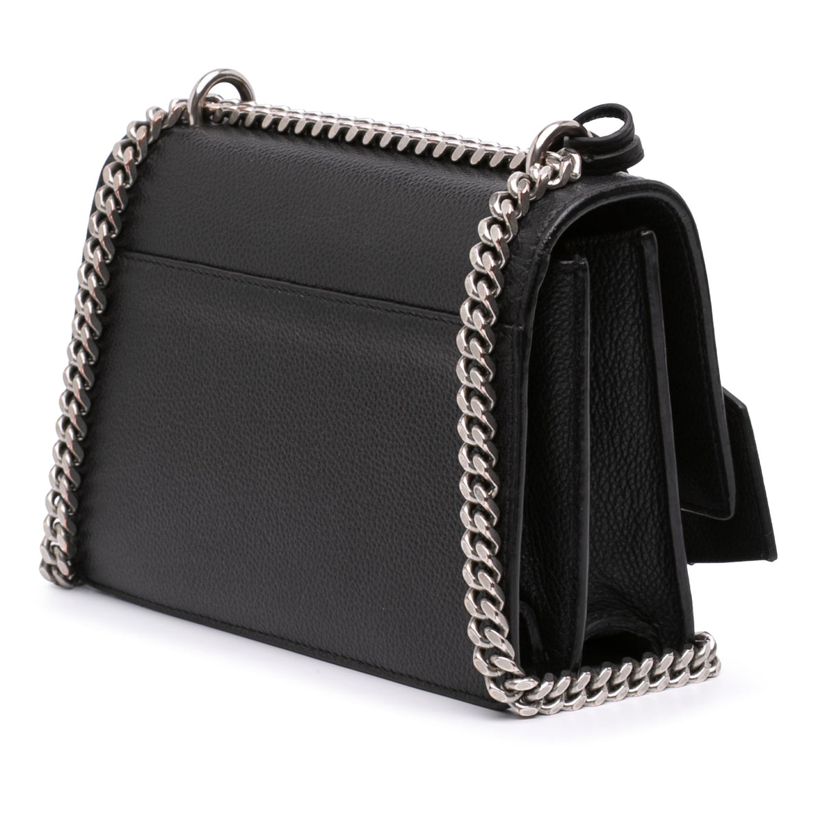 Saint Laurent Small Grained Calfskin Monogram Sunset Crossbody