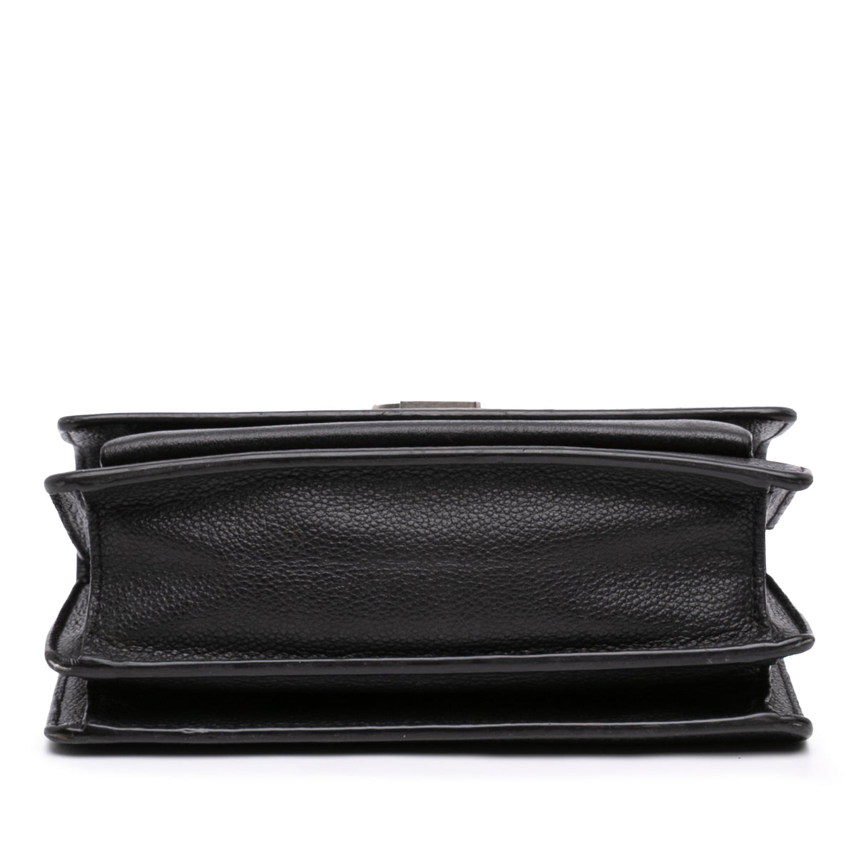 Saint Laurent Small Grained Calfskin Monogram Sunset Crossbody