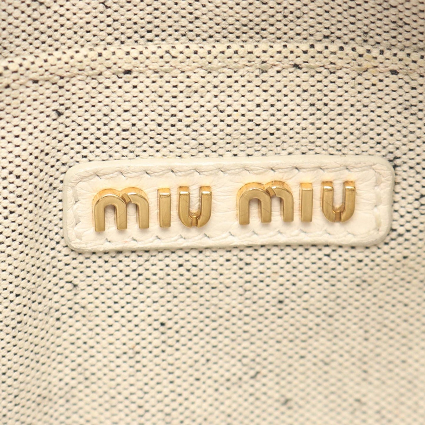 Miu Miu Vitello Daino Soft Satchel