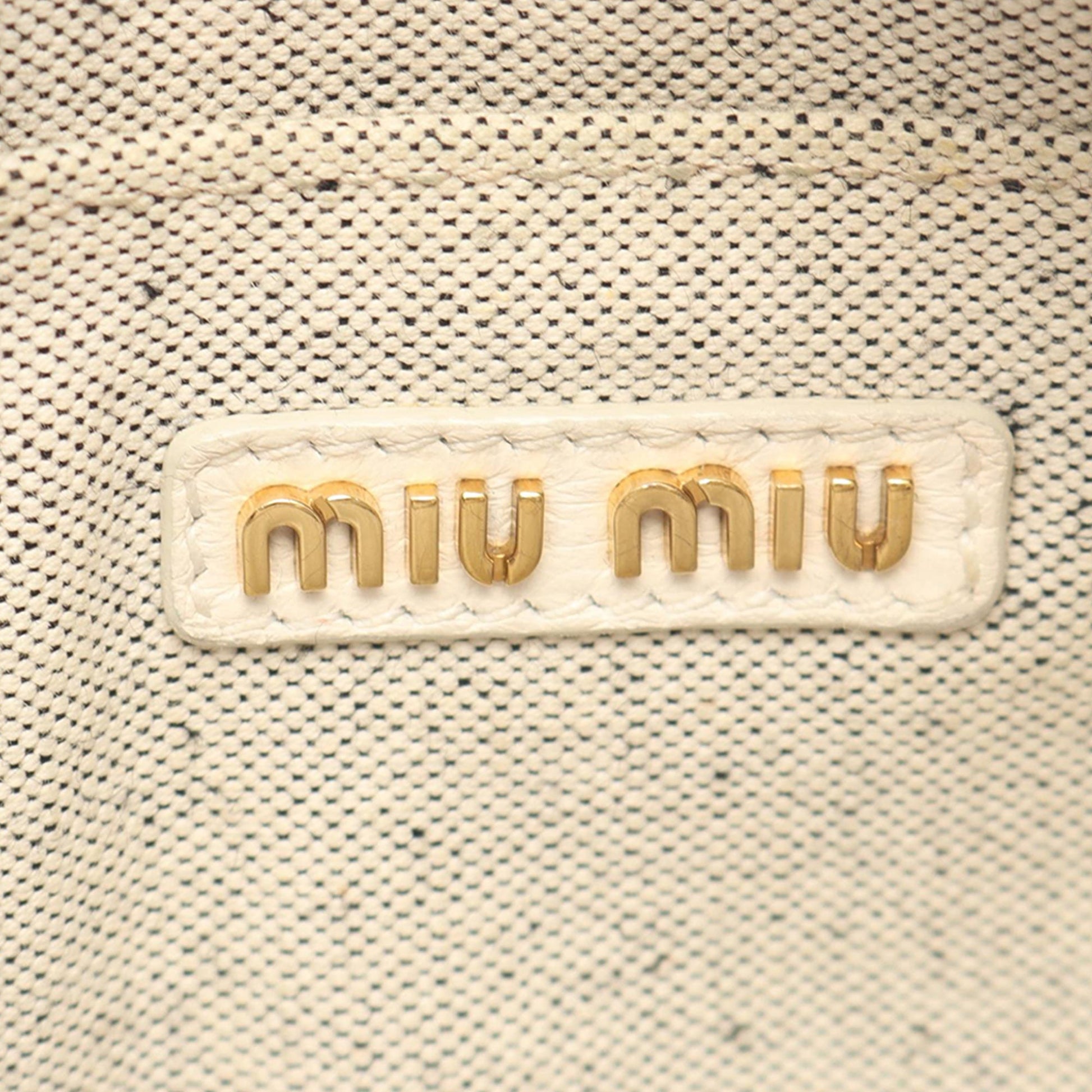Miu Miu Vitello Daino Soft Satchel