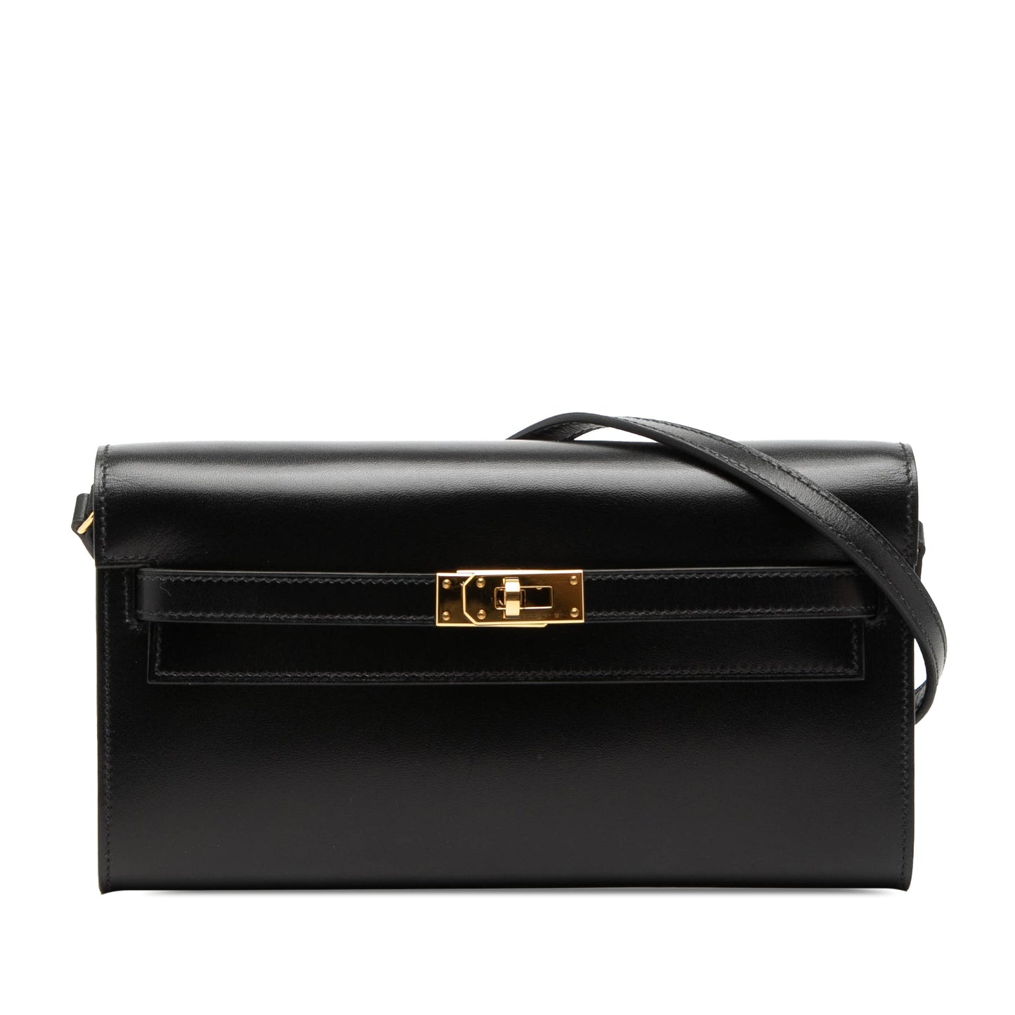 Hermès Box Calf Kelly To Go Wallet