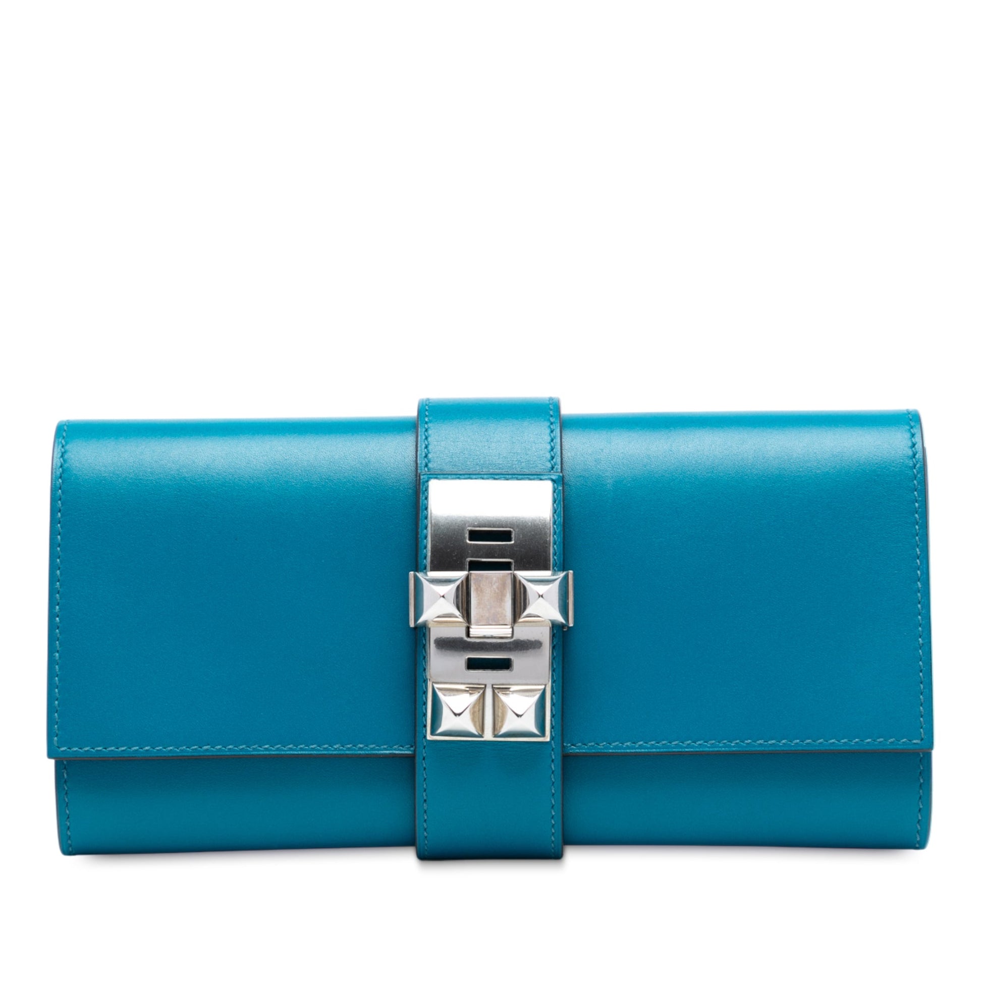 Hermès Tadelakt Medor Clutch 23