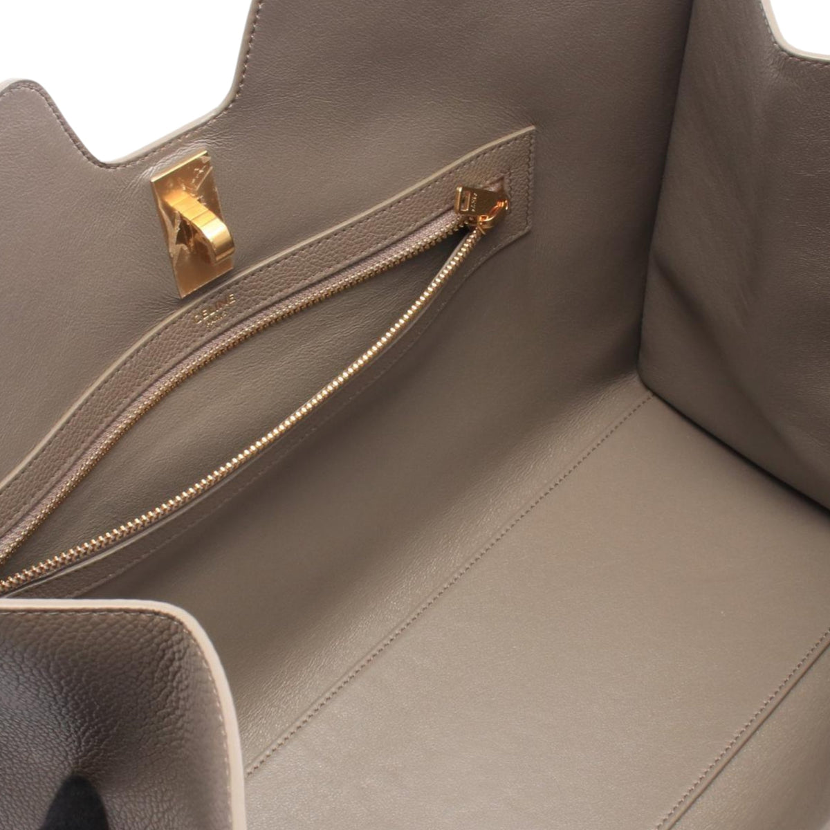 Celine Grainy Calfskin Cabas 16 Tote