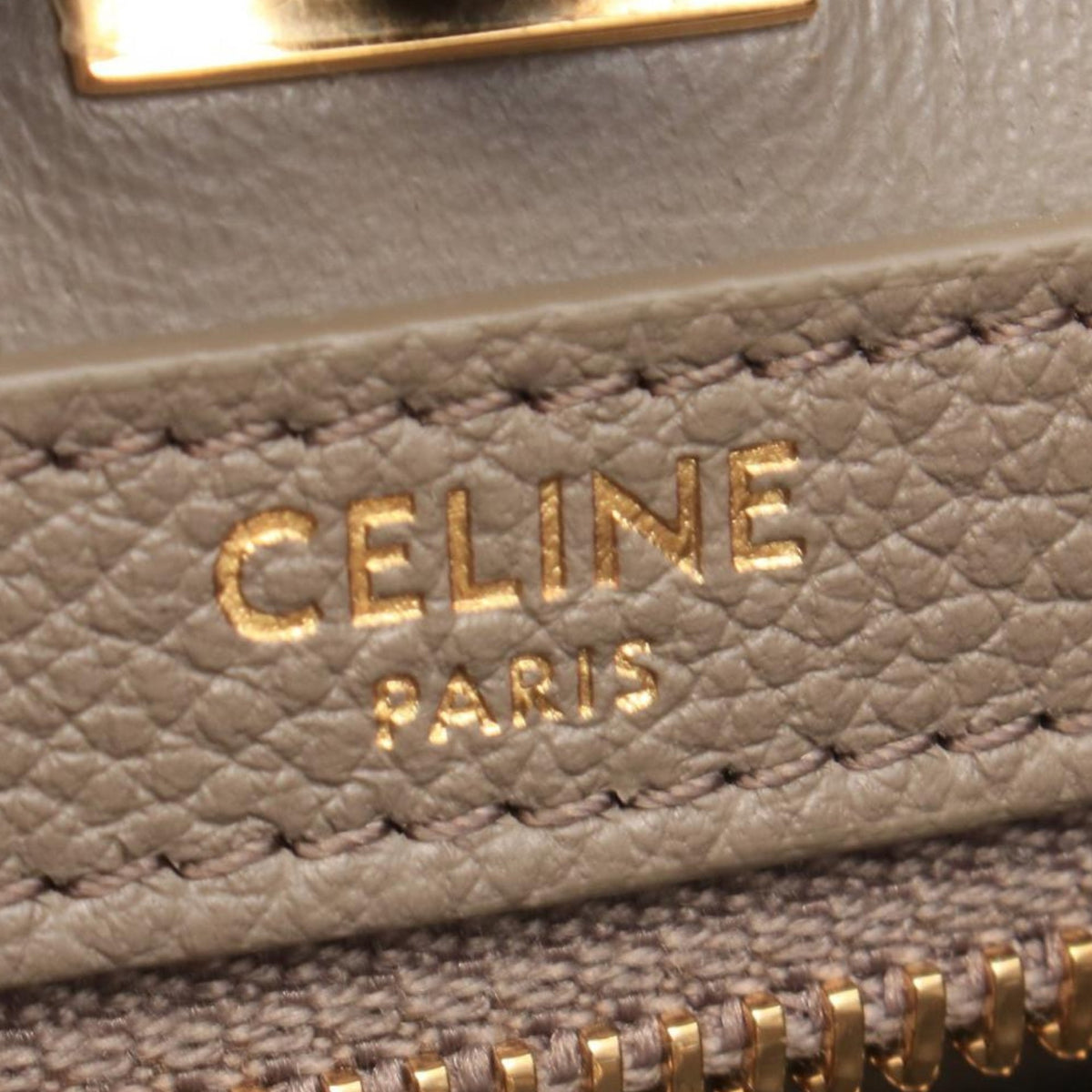 Celine Grainy Calfskin Cabas 16 Tote
