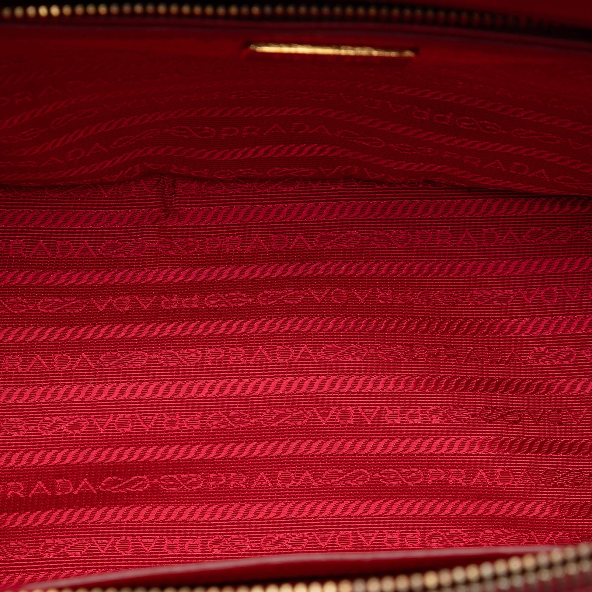 Prada Small Saffiano Lux Galleria Double Zip Satchel