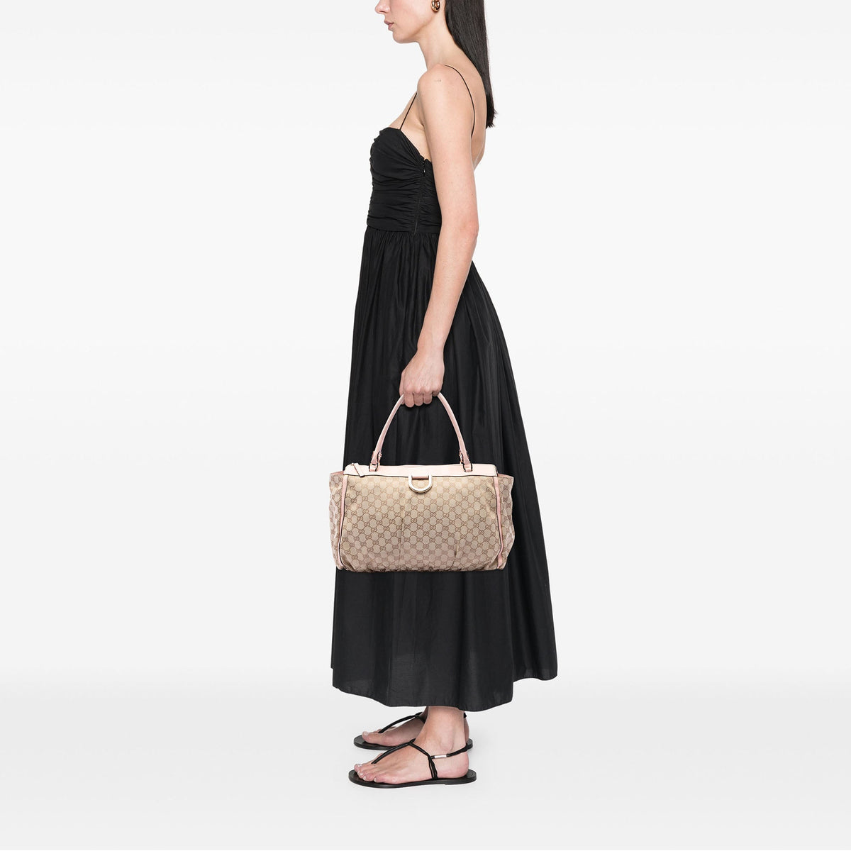 Gucci GG Canvas Abbey D Ring Tote