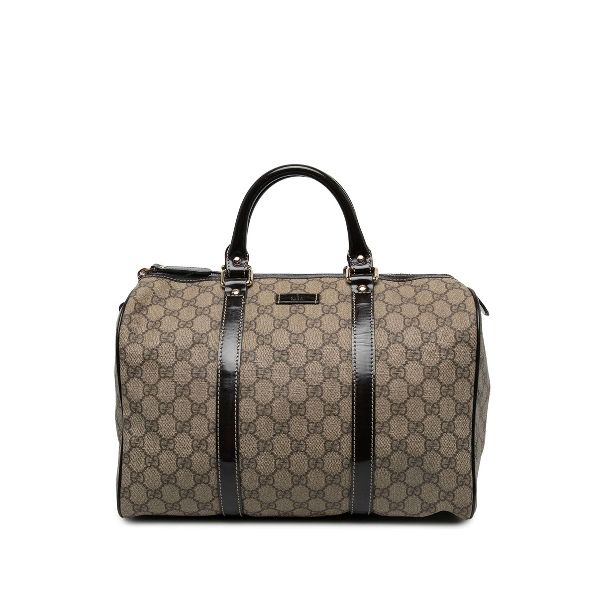 Gucci Medium GG Supreme Joy Boston Bag — Beige
