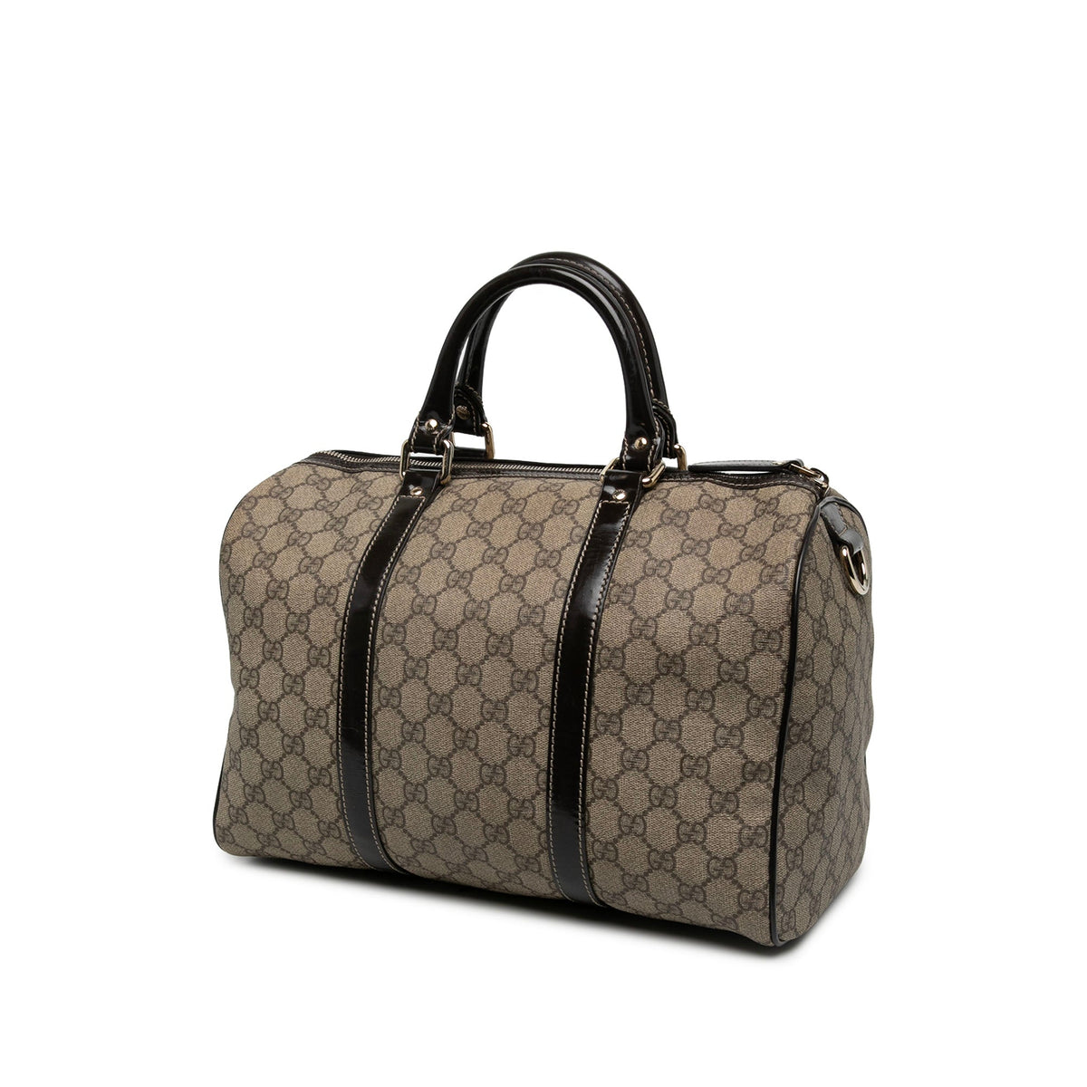 Gucci Medium GG Supreme Joy Boston Bag — Beige