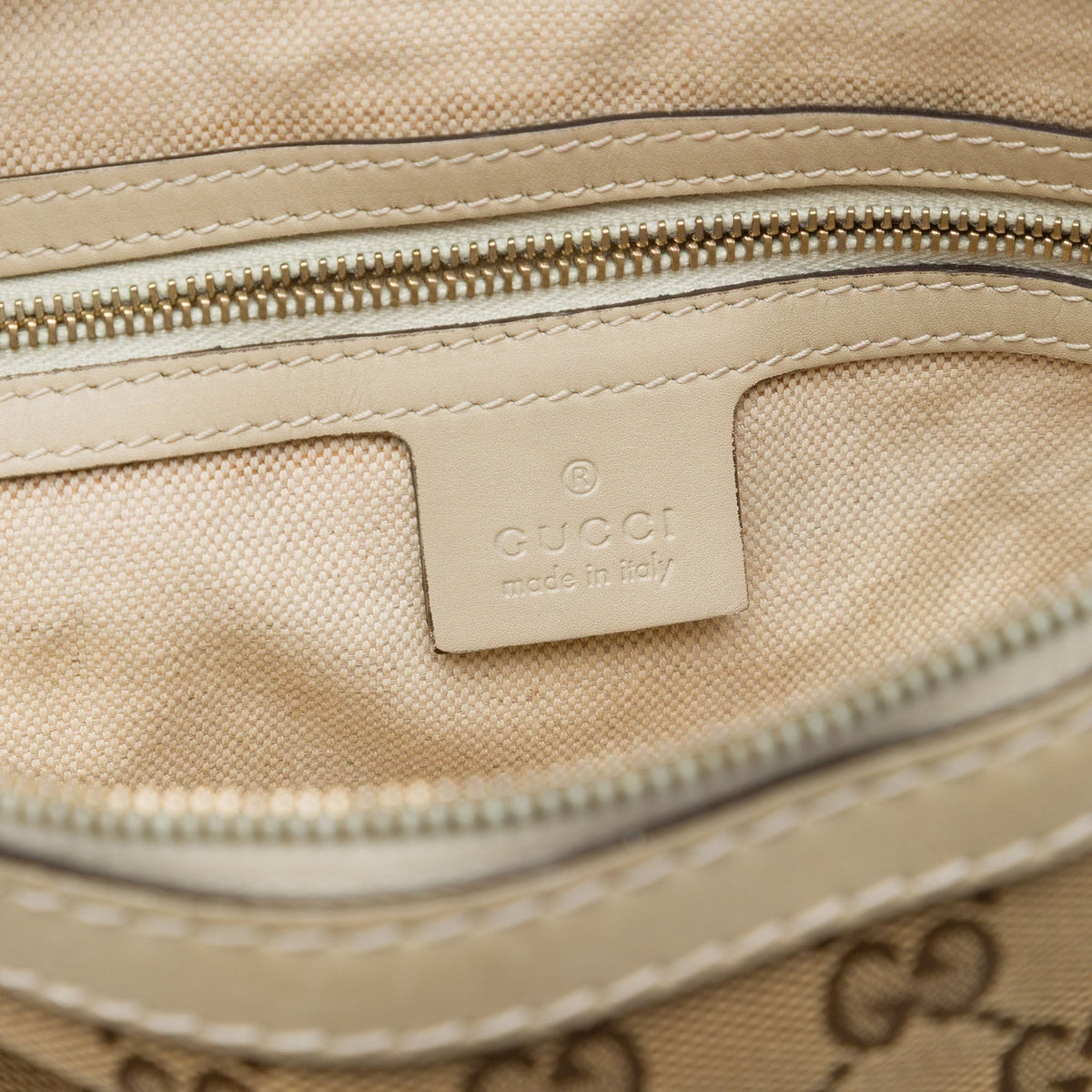 Gucci GG Canvas Lovely Crossbody — Beige