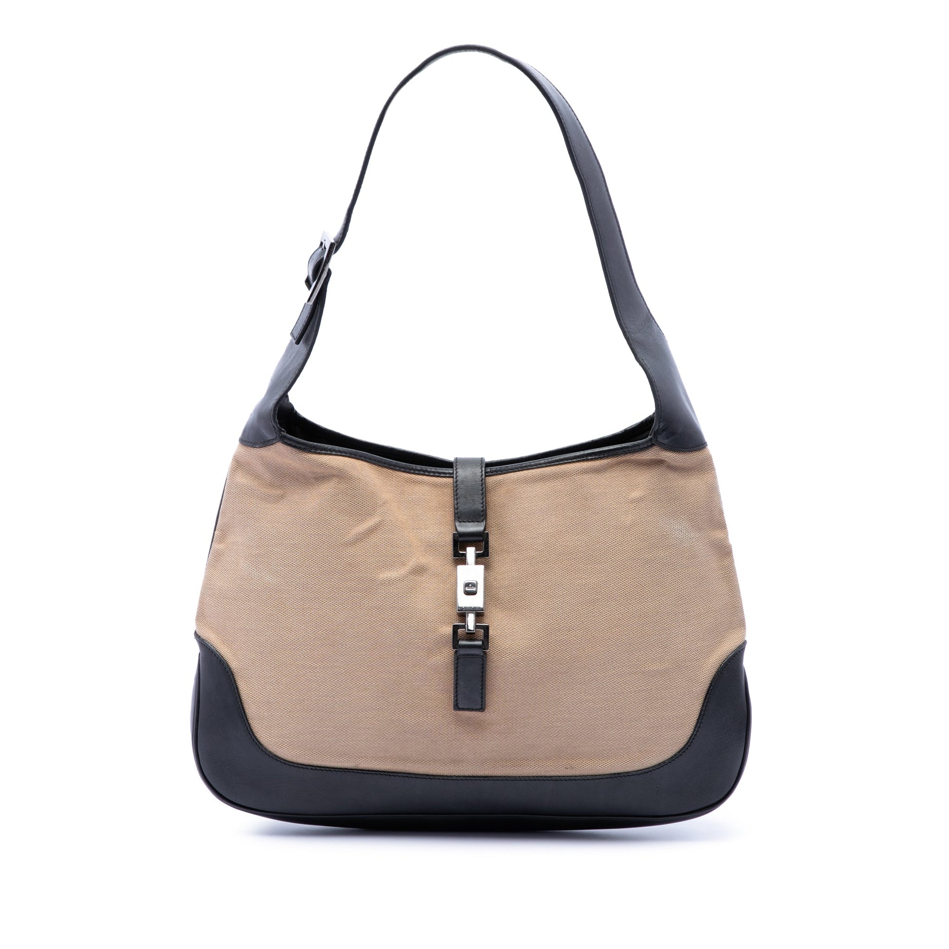 Gucci Canvas Jackie Shoulder Bag