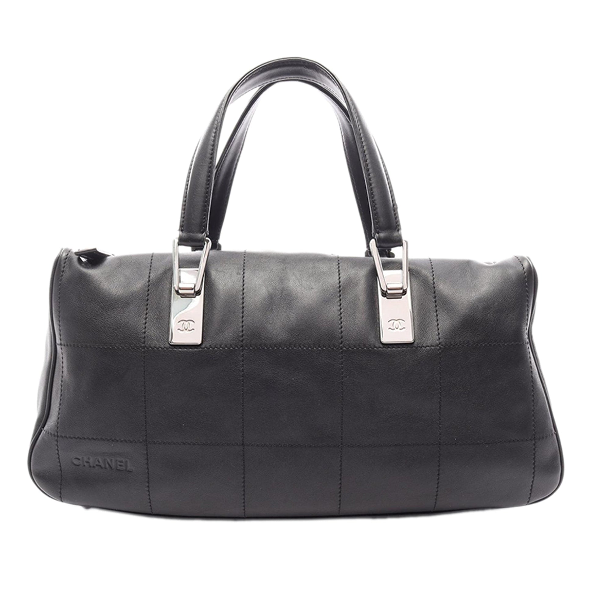 Chanel CC Square Quilted Lambskin Handbag