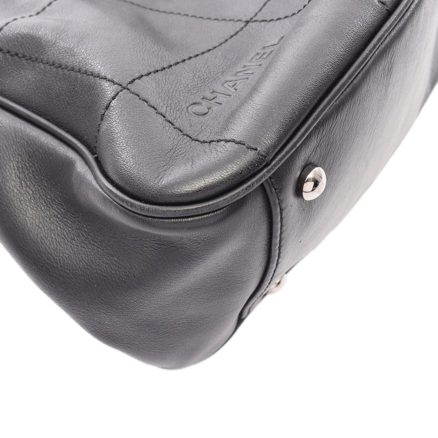 Chanel CC Square Quilted Lambskin Handbag