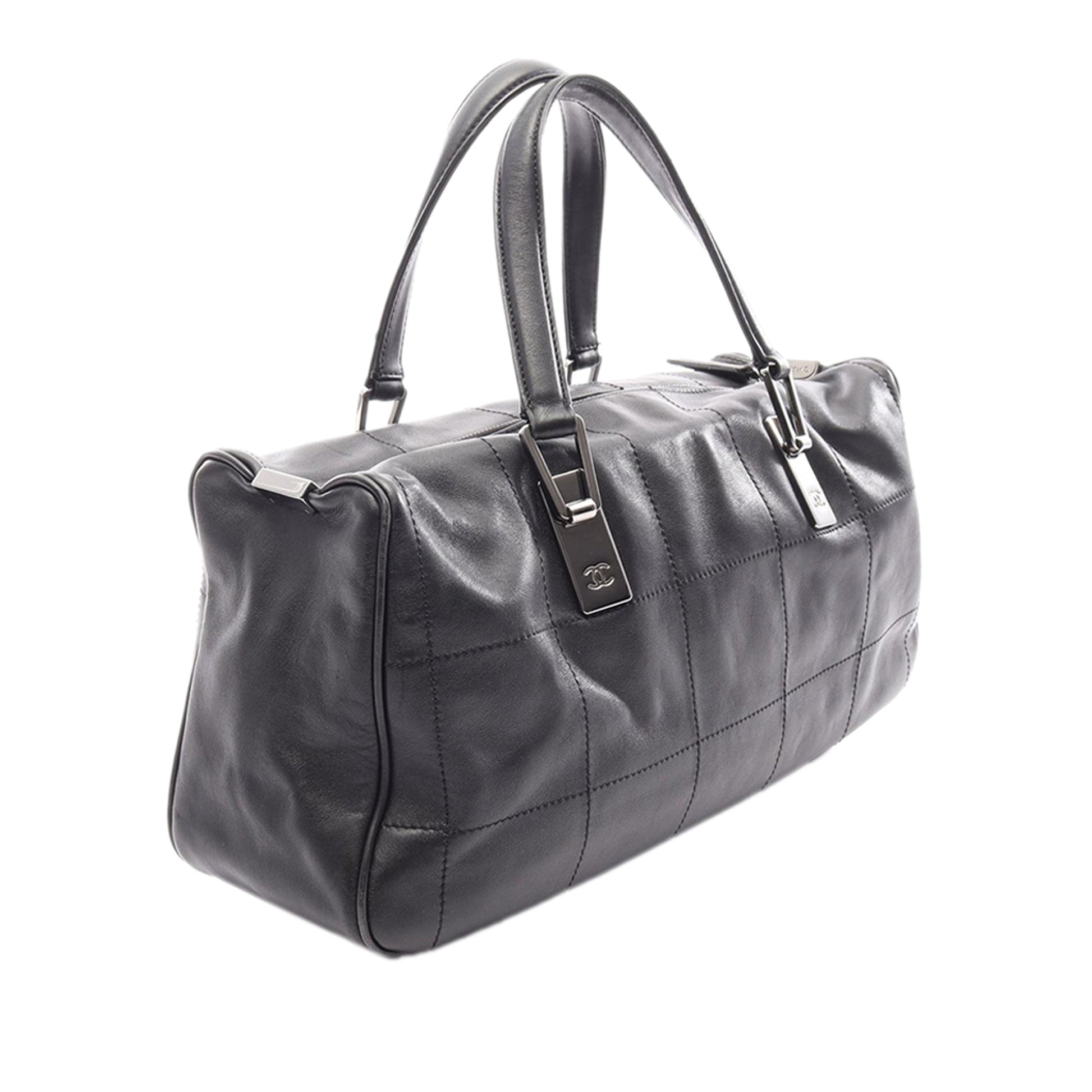 Chanel CC Square Quilted Lambskin Handbag
