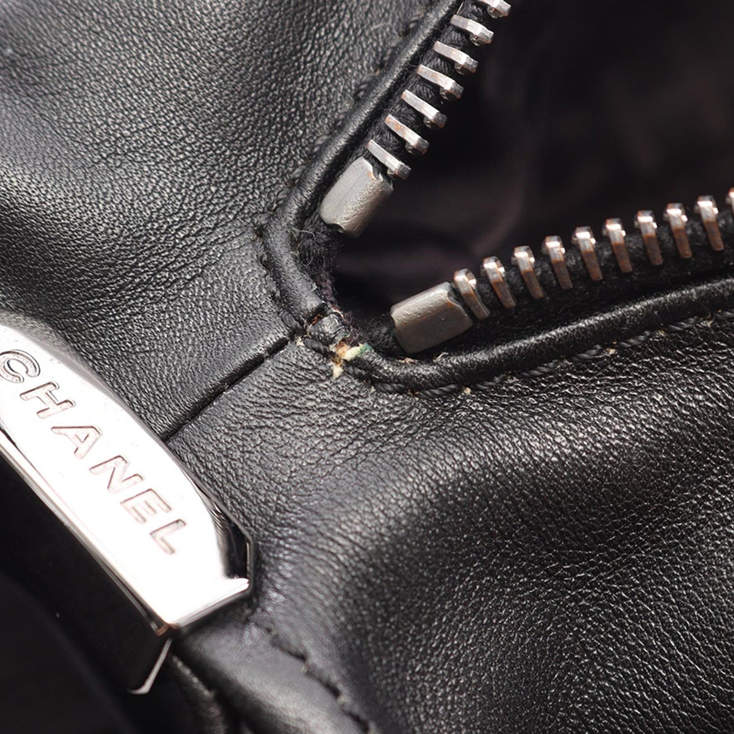 Chanel CC Square Quilted Lambskin Handbag