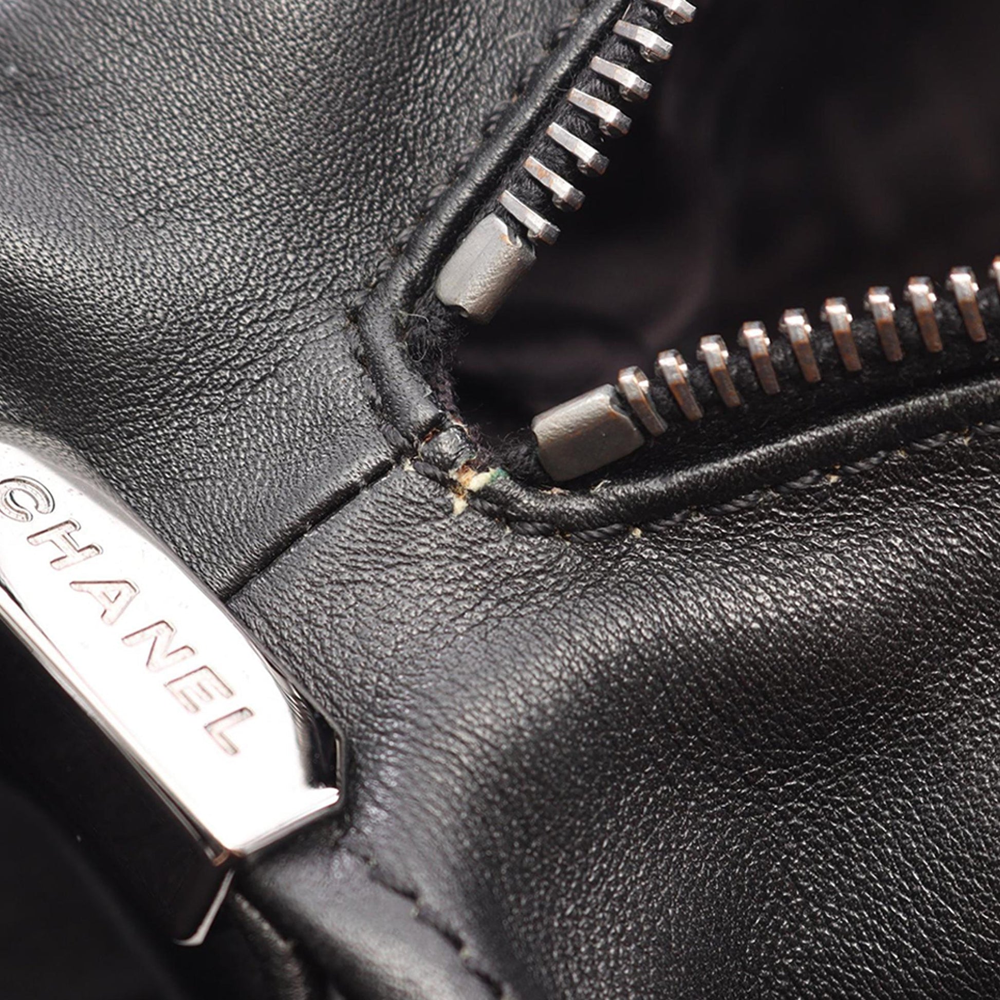 Chanel CC Square Quilted Lambskin Handbag
