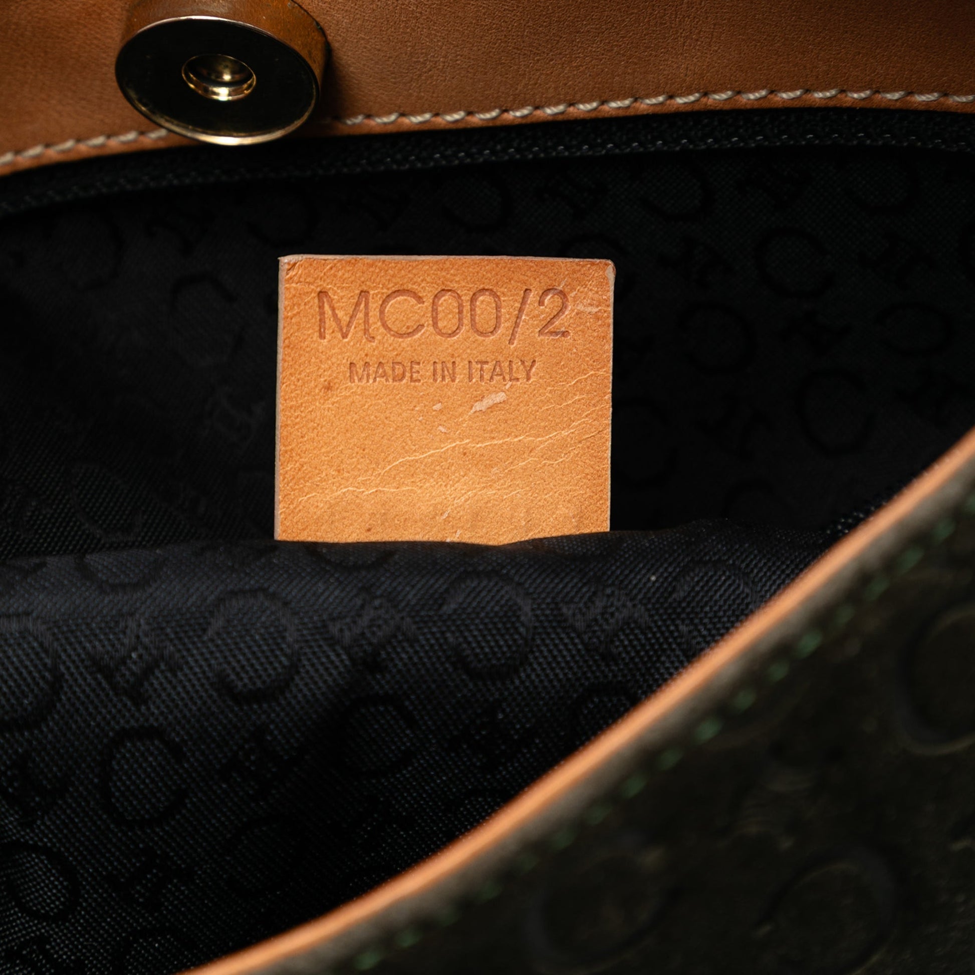 Celine C Macadam Suede Shoulder Bag