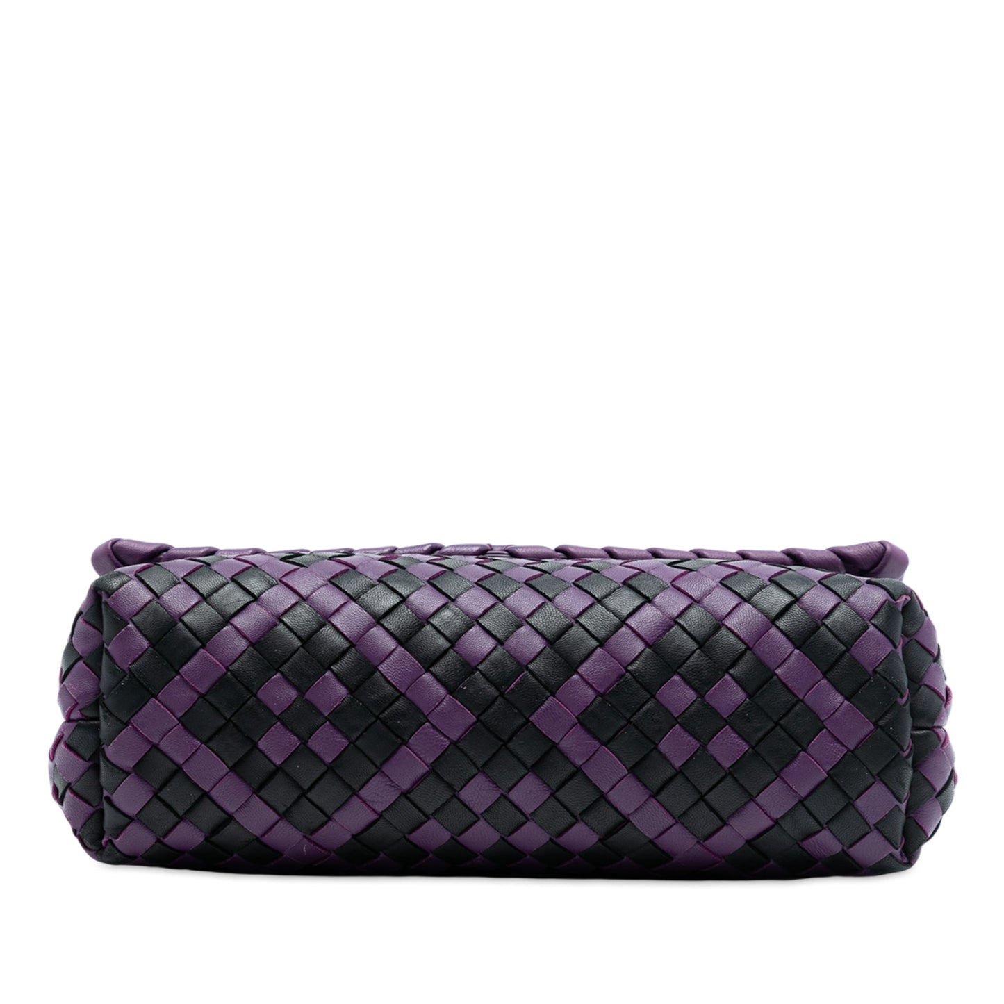 Bottega Veneta Small Bicolor Nappa Intrecciato Olimpia Shoulder Bag