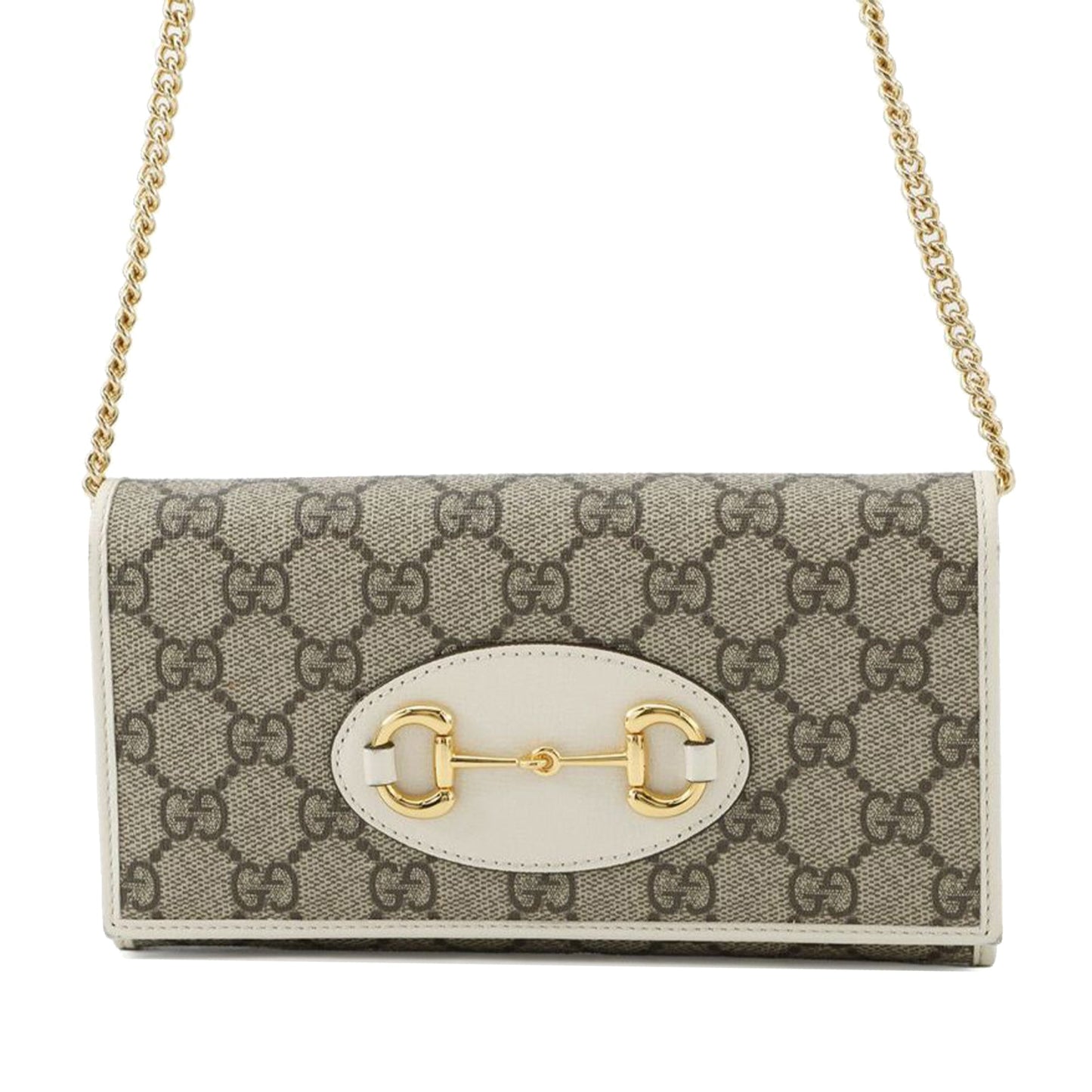Gucci GG Supreme Horsebit 1955 Wallet On Chain