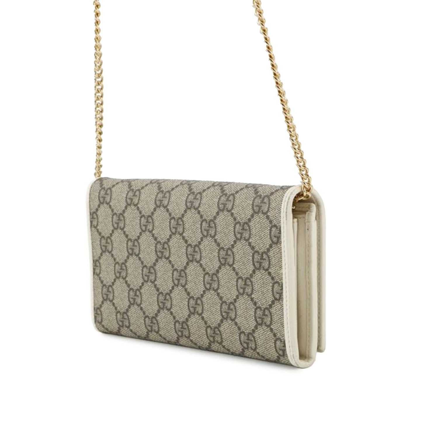 Gucci GG Supreme Horsebit 1955 Wallet On Chain