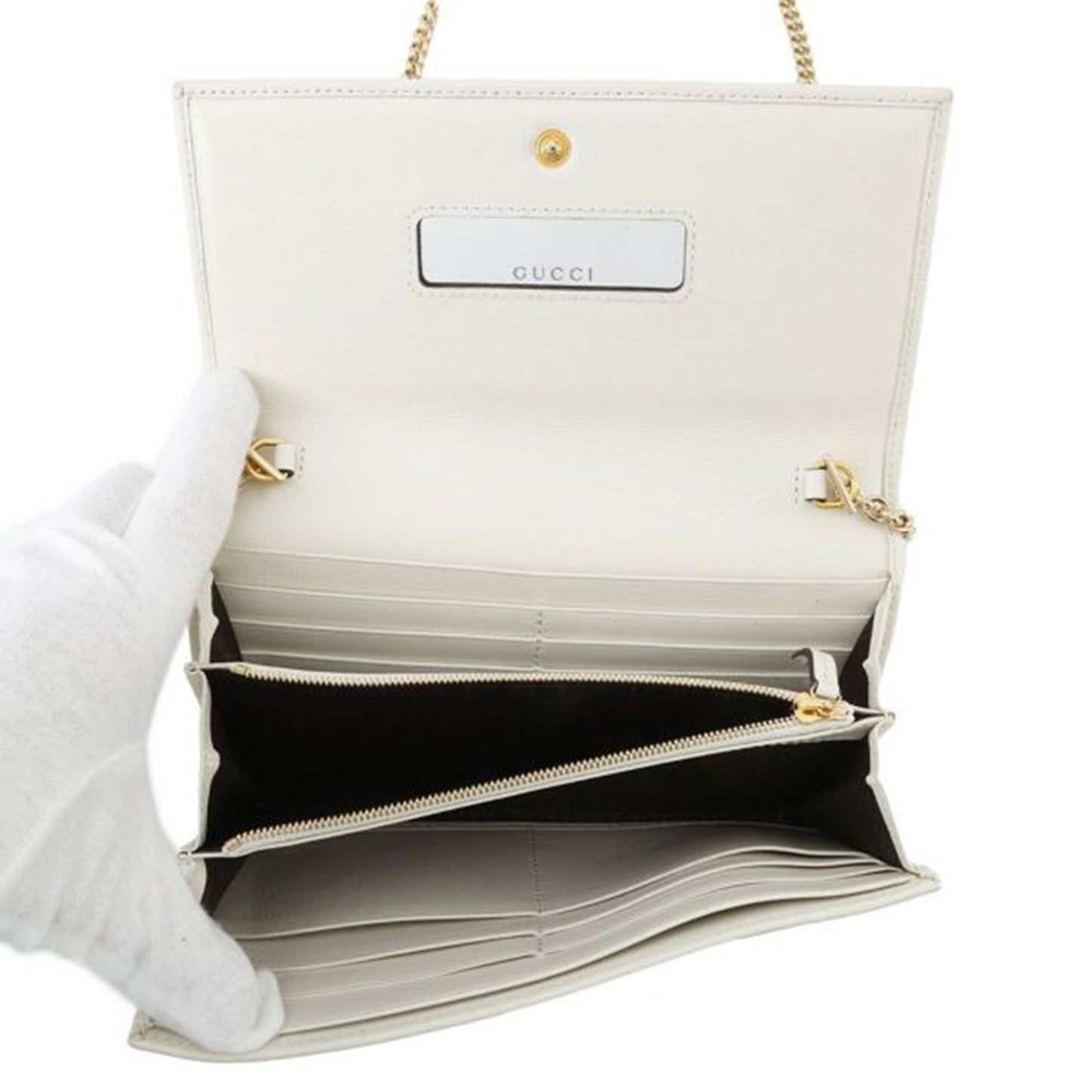Gucci GG Supreme Horsebit 1955 Wallet On Chain