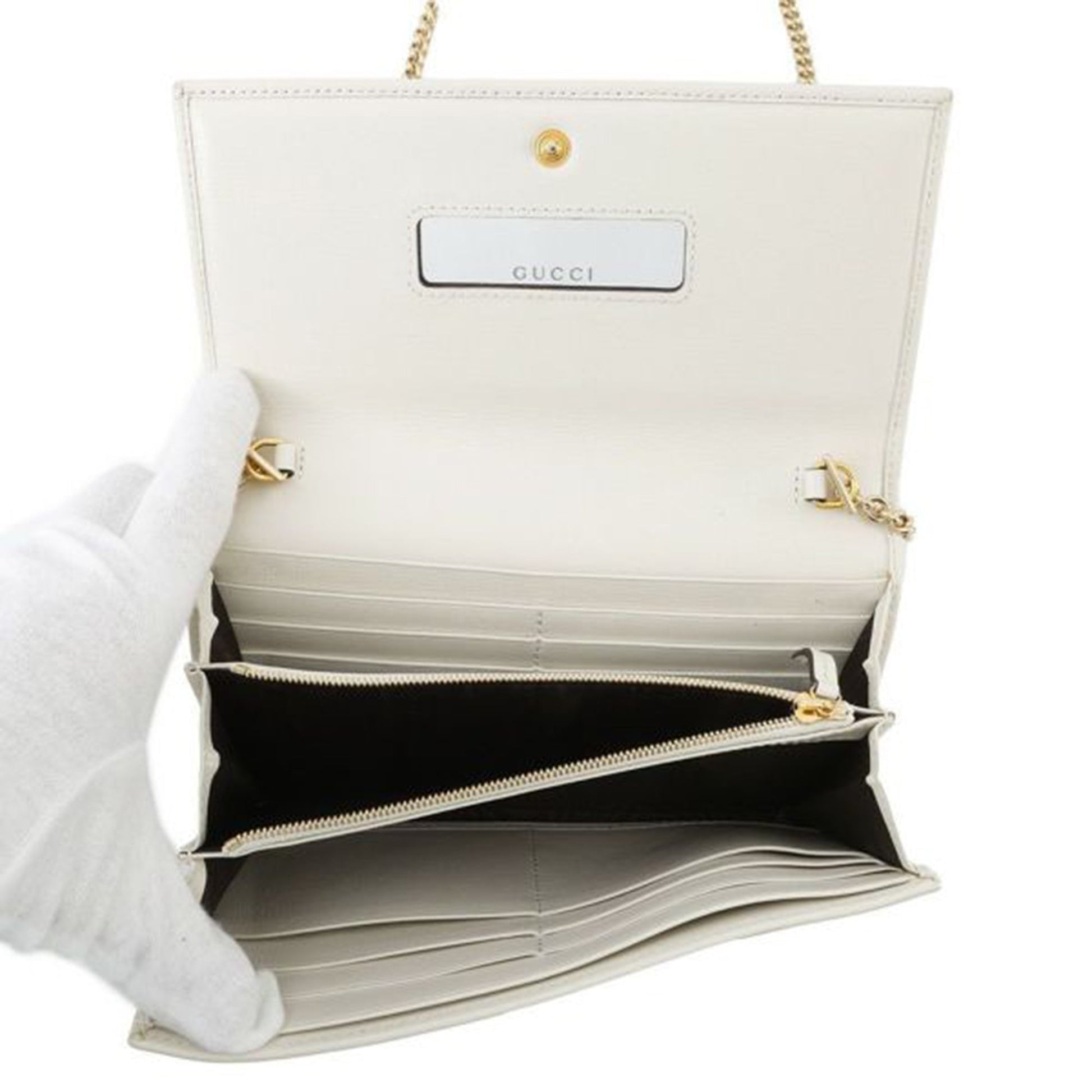 Gucci GG Supreme Horsebit 1955 Wallet On Chain