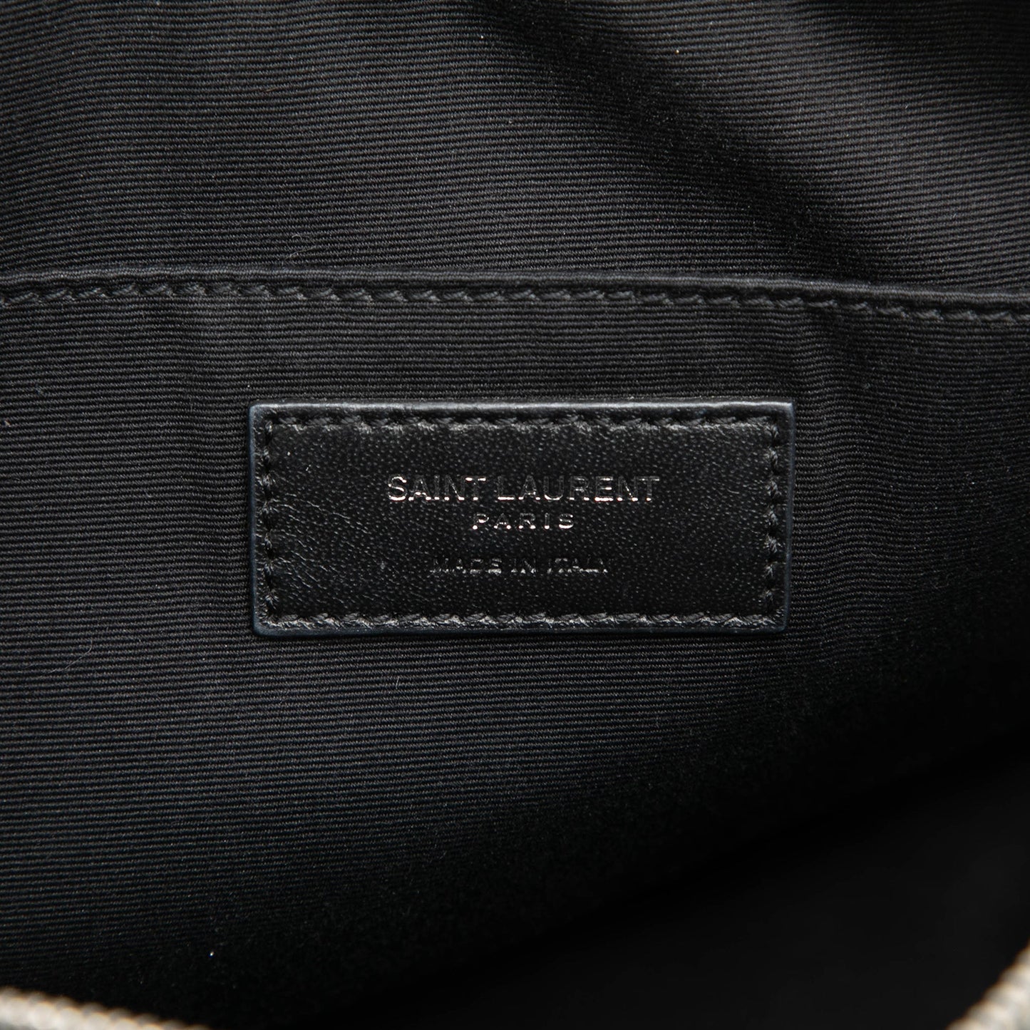 Saint Laurent Canvas Monogram Lou Camera Bag