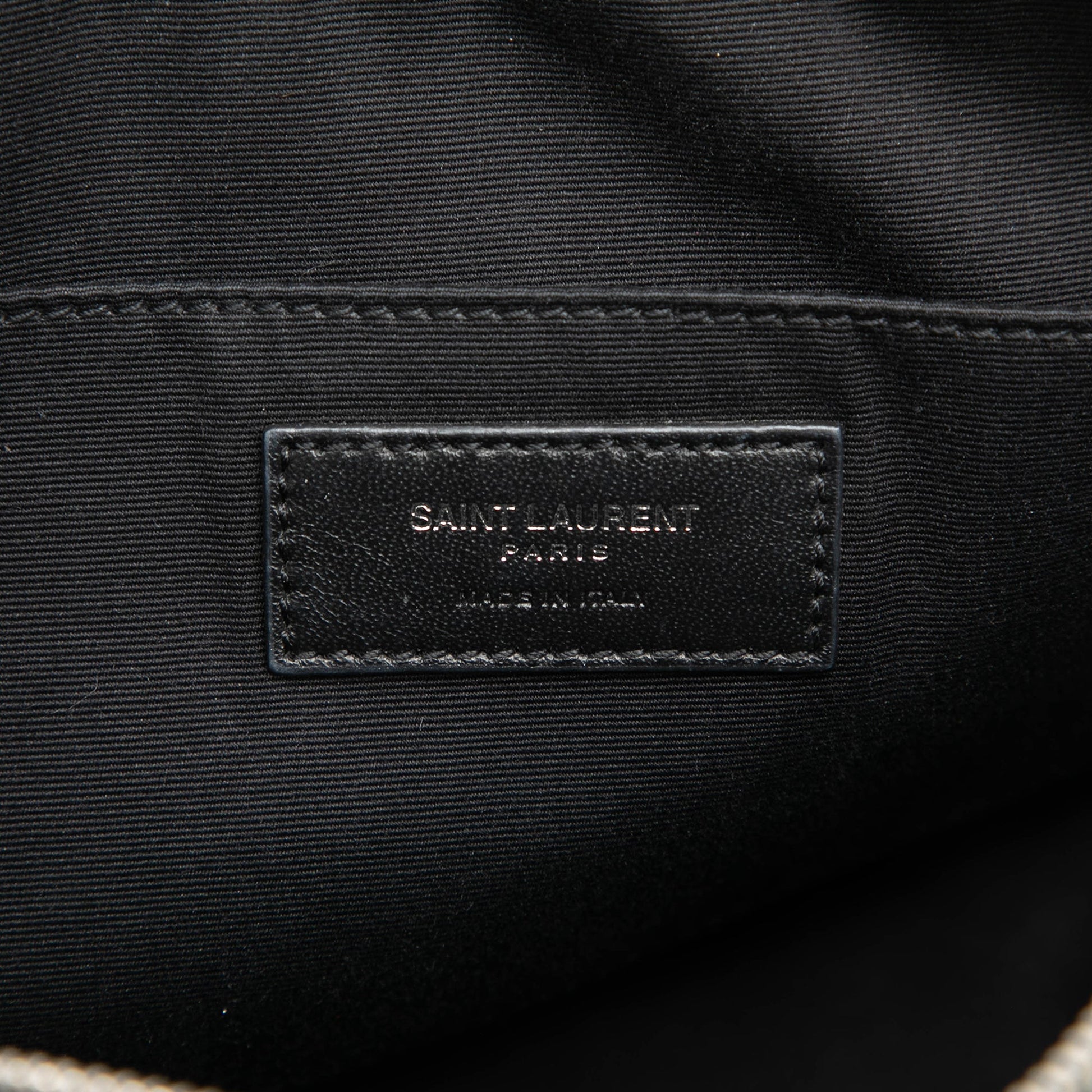 Saint Laurent Canvas Monogram Lou Camera Bag