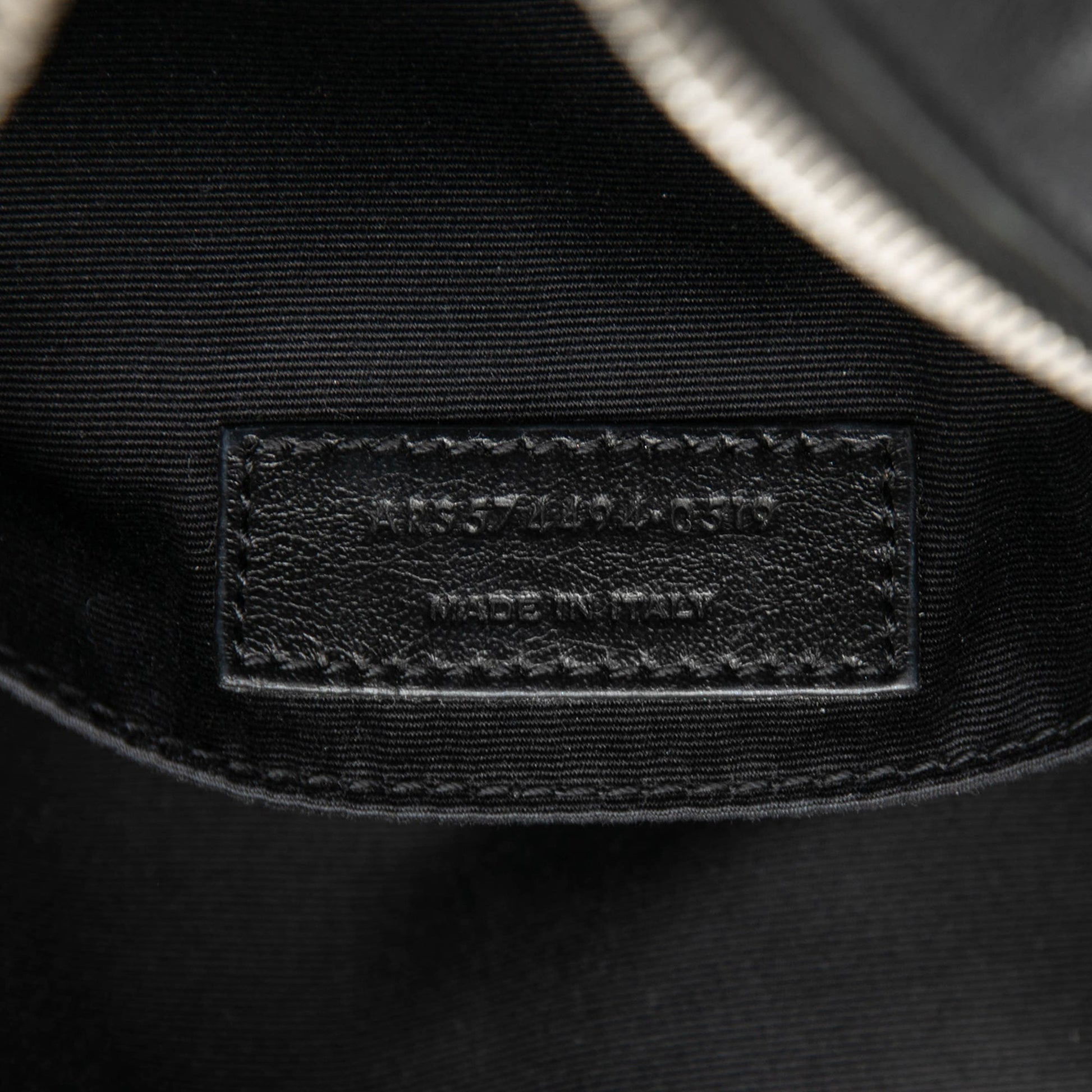Saint Laurent Canvas Monogram Lou Camera Bag