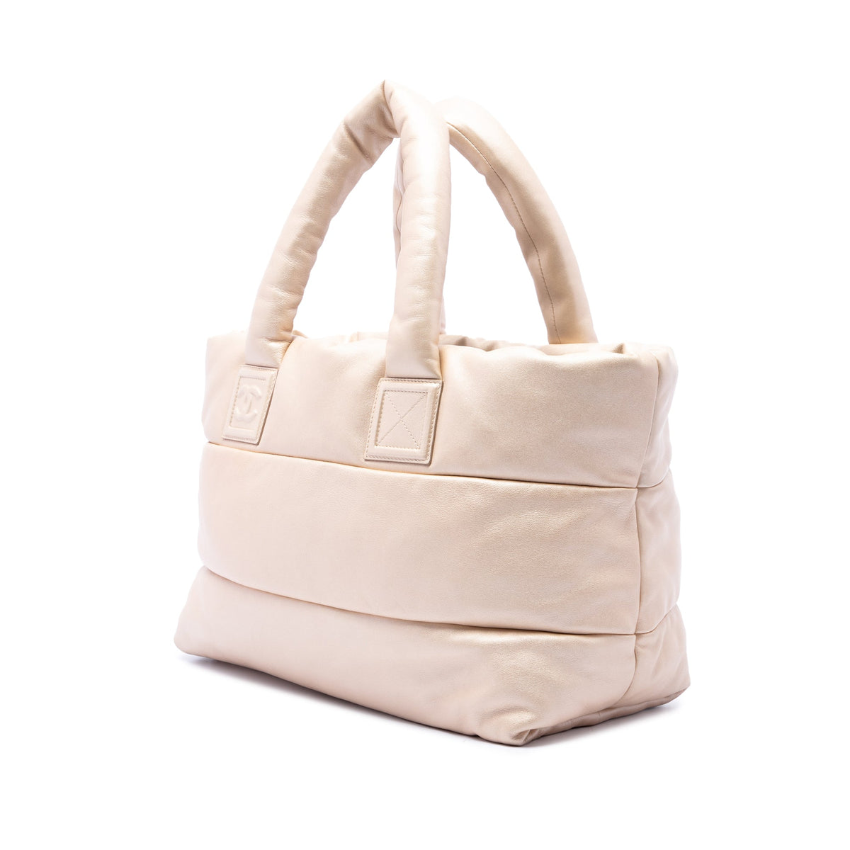 Chanel Medium Lambskin Coco Cocoon Reversible Tote — Gold