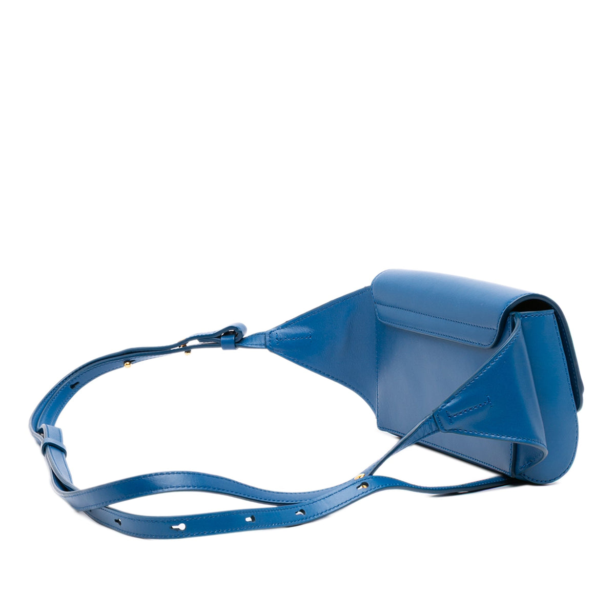 Chloé Calfskin and Suede C Belt Bag — Blue