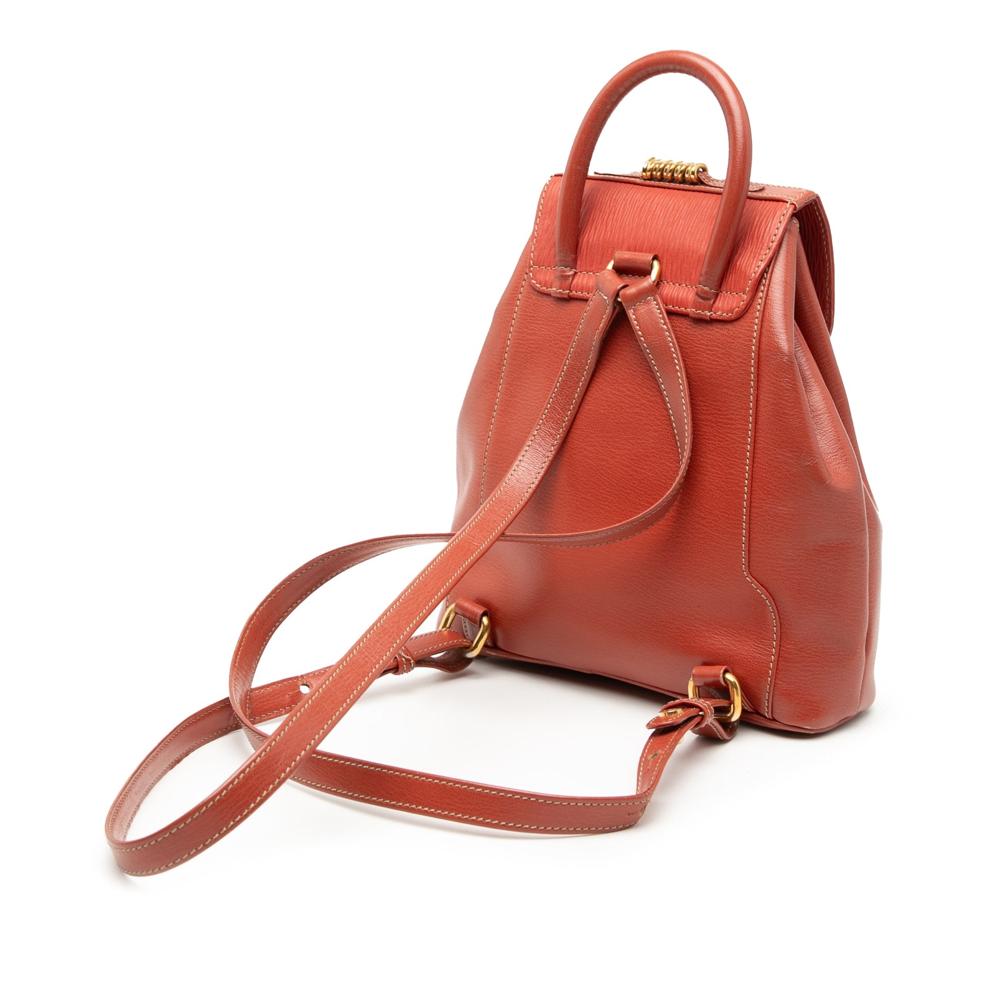 LOEWE Leather Velazquez Twist Backpack