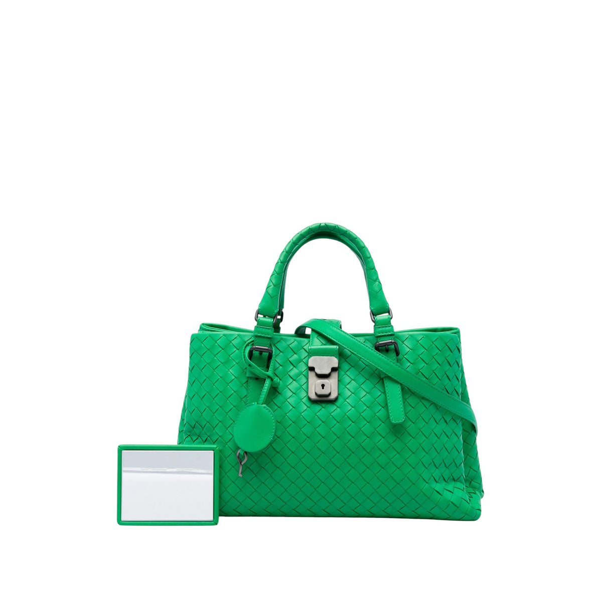 Bottega Veneta Small Nappa Intrecciato Roma Satchel