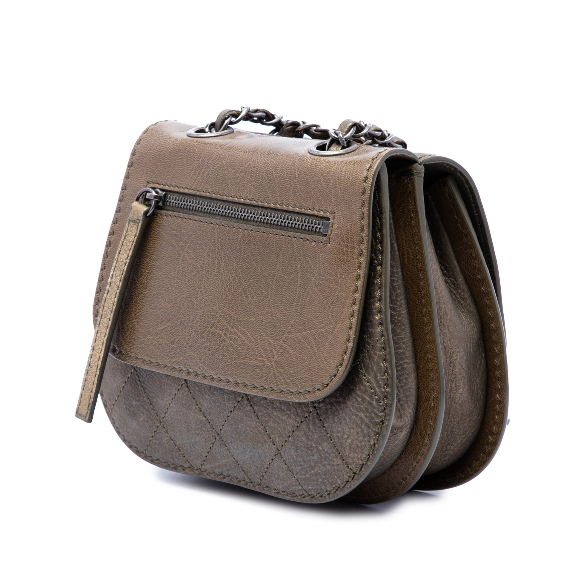 Chanel Small Quilted Calfskin Coco Twin Flap